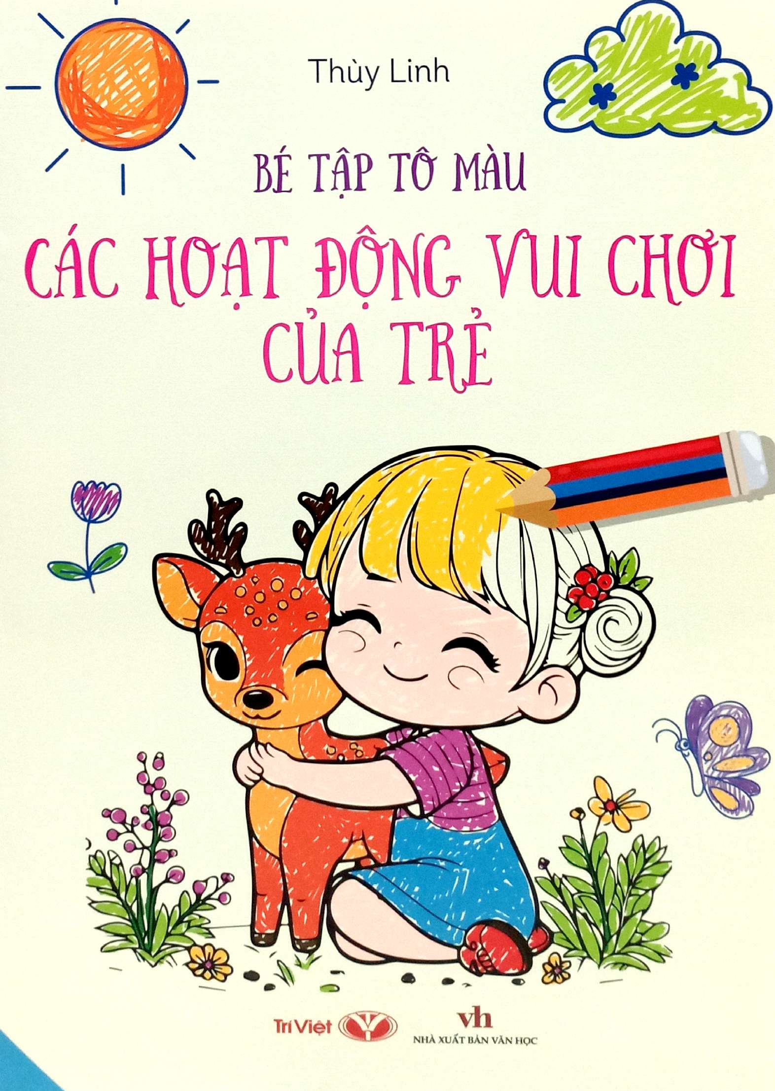 Bé Tập Tô Màu - Các Hoạt Động Vui Chơi Của Trẻ - Ảnh 2