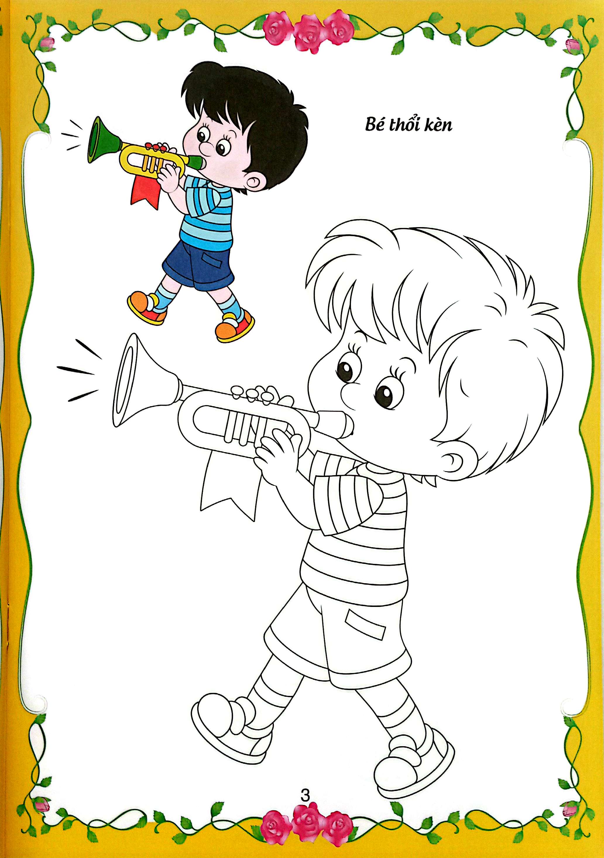 Bé Tập Tô Màu - Các Hoạt Động Vui Chơi Của Trẻ - Ảnh 5