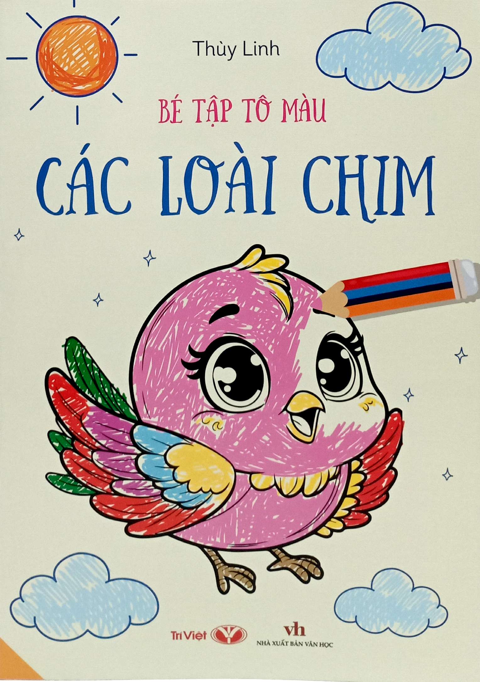 bé tập tô màu - các loài chim - Ảnh 2