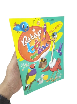 bé tập tô màu - các loài chim (tái bản 2023) - Ảnh 12