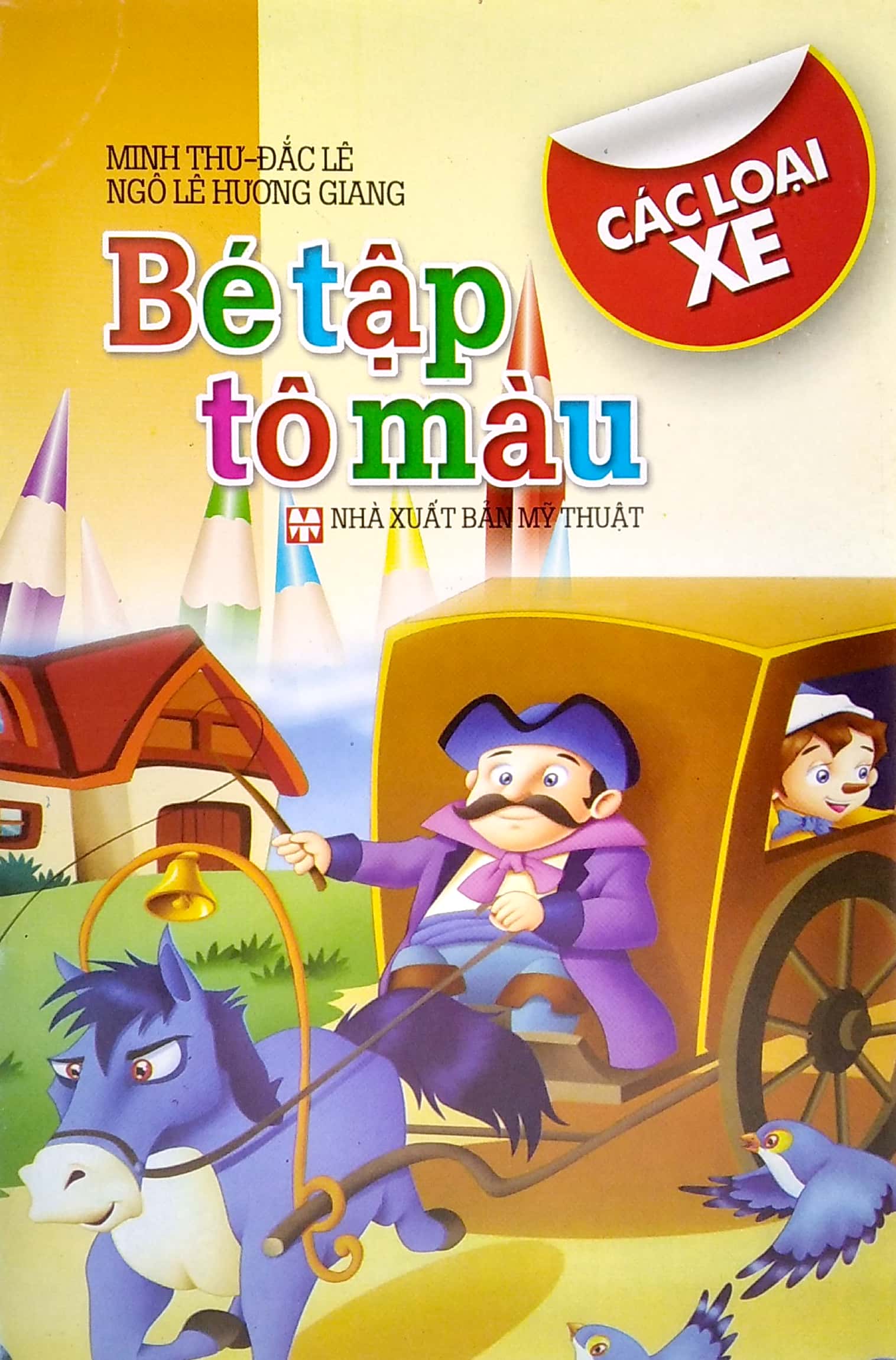 bé tập tô màu - các loại xe - Ảnh 2