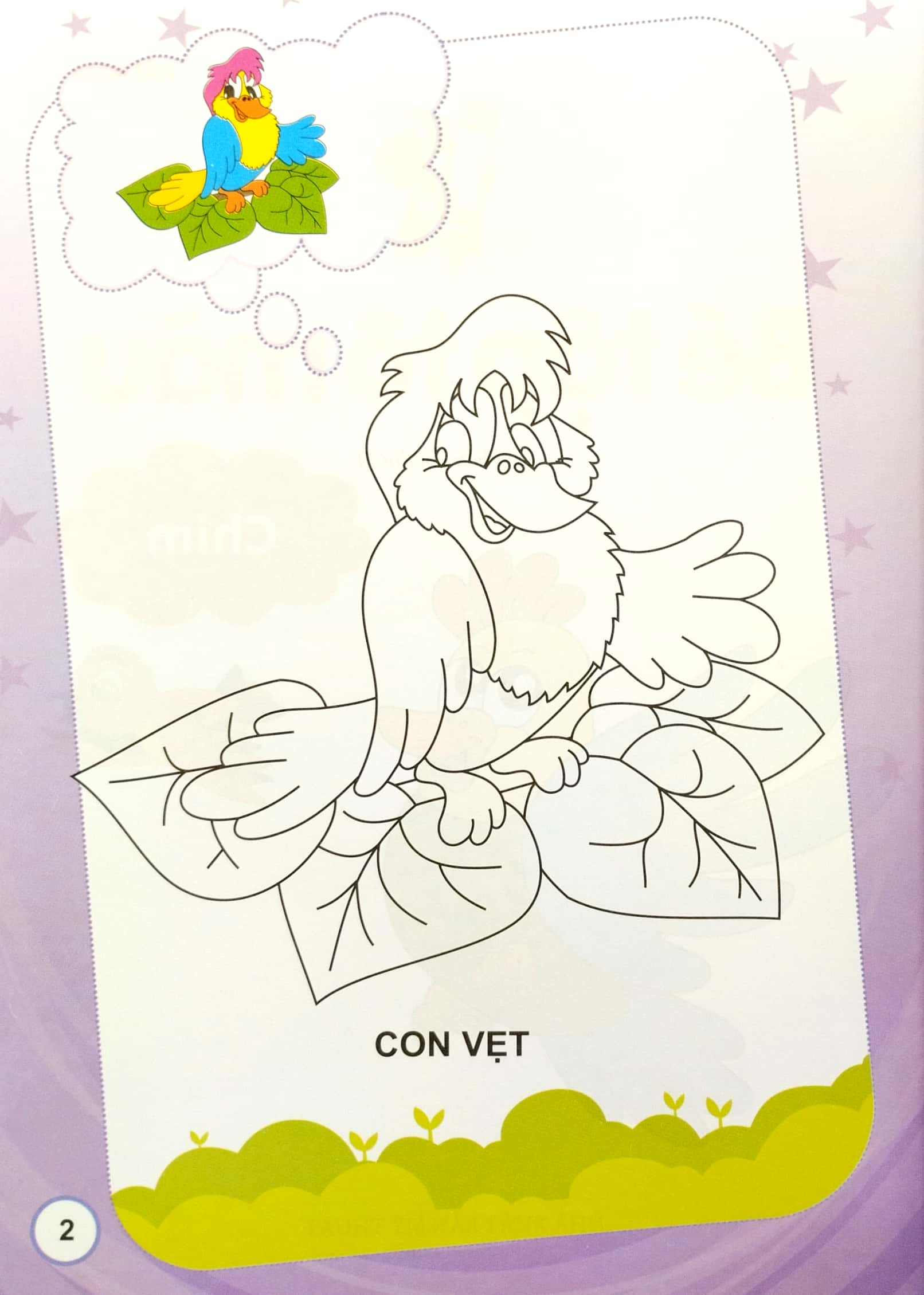 bé tập tô màu - chim (tái bản 2022) - Ảnh 3