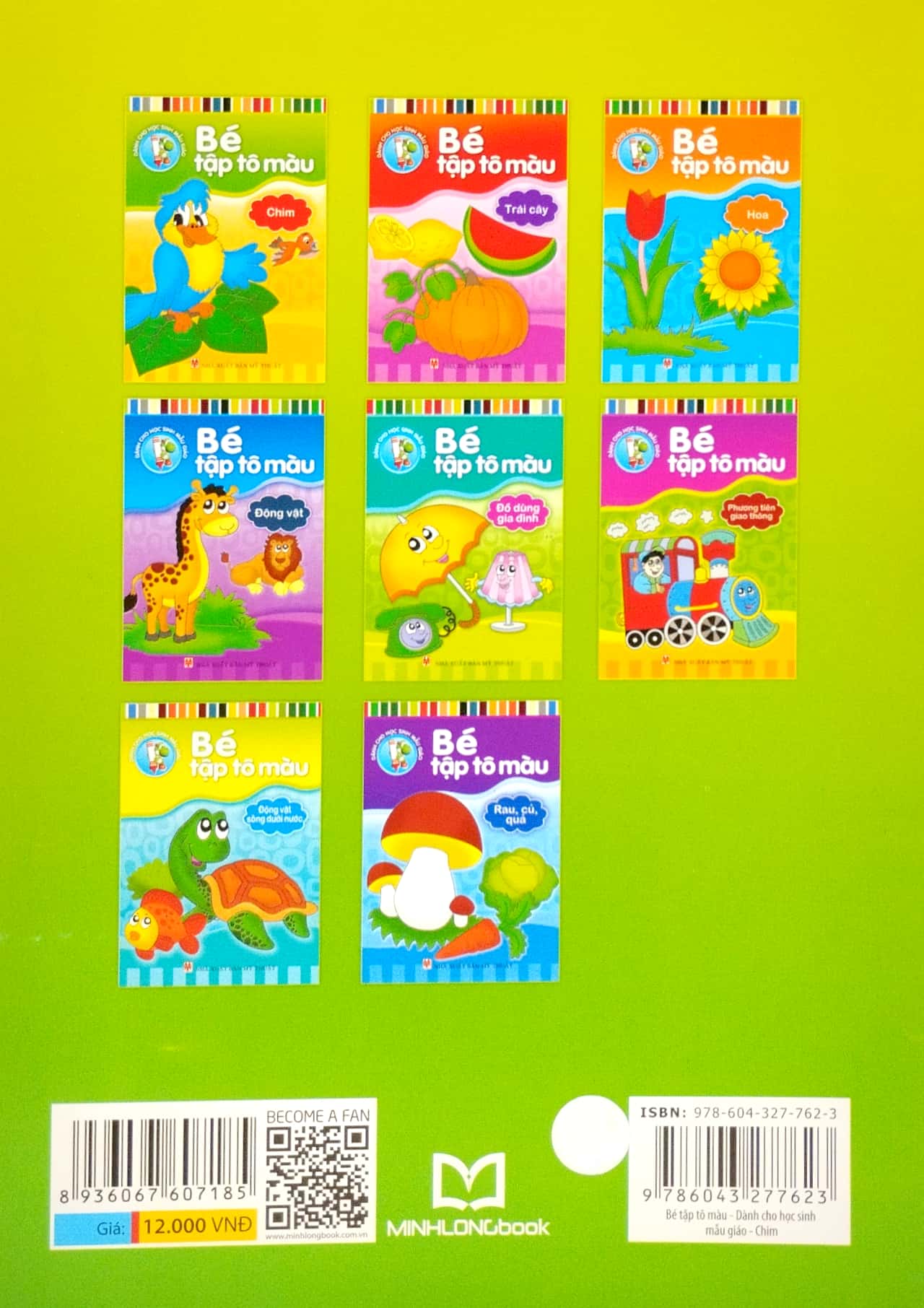 bé tập tô màu - chim (tái bản 2022) - Ảnh 6