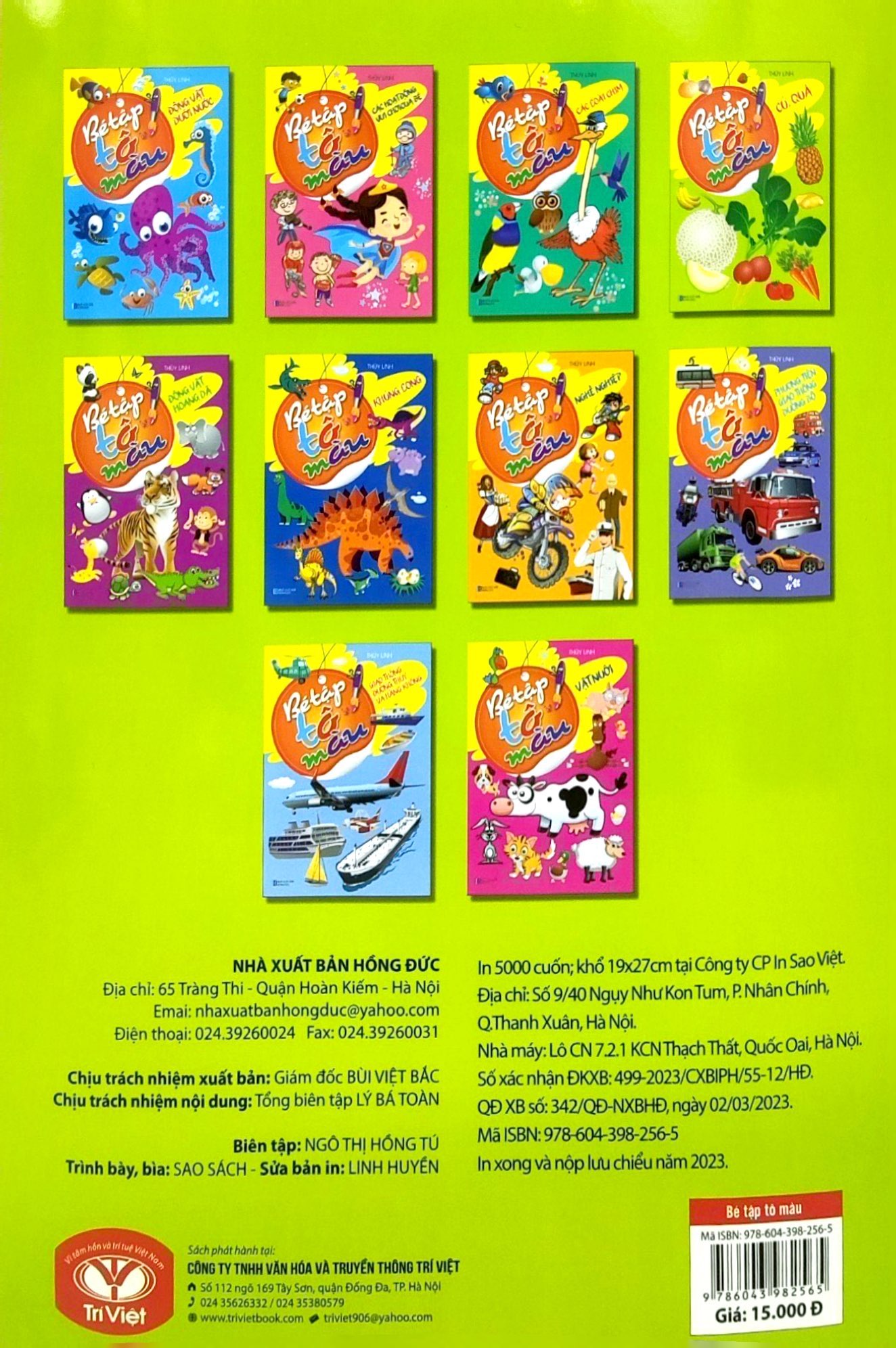 bé tập tô màu - củ, quả (tái bản 2023) - Ảnh 10