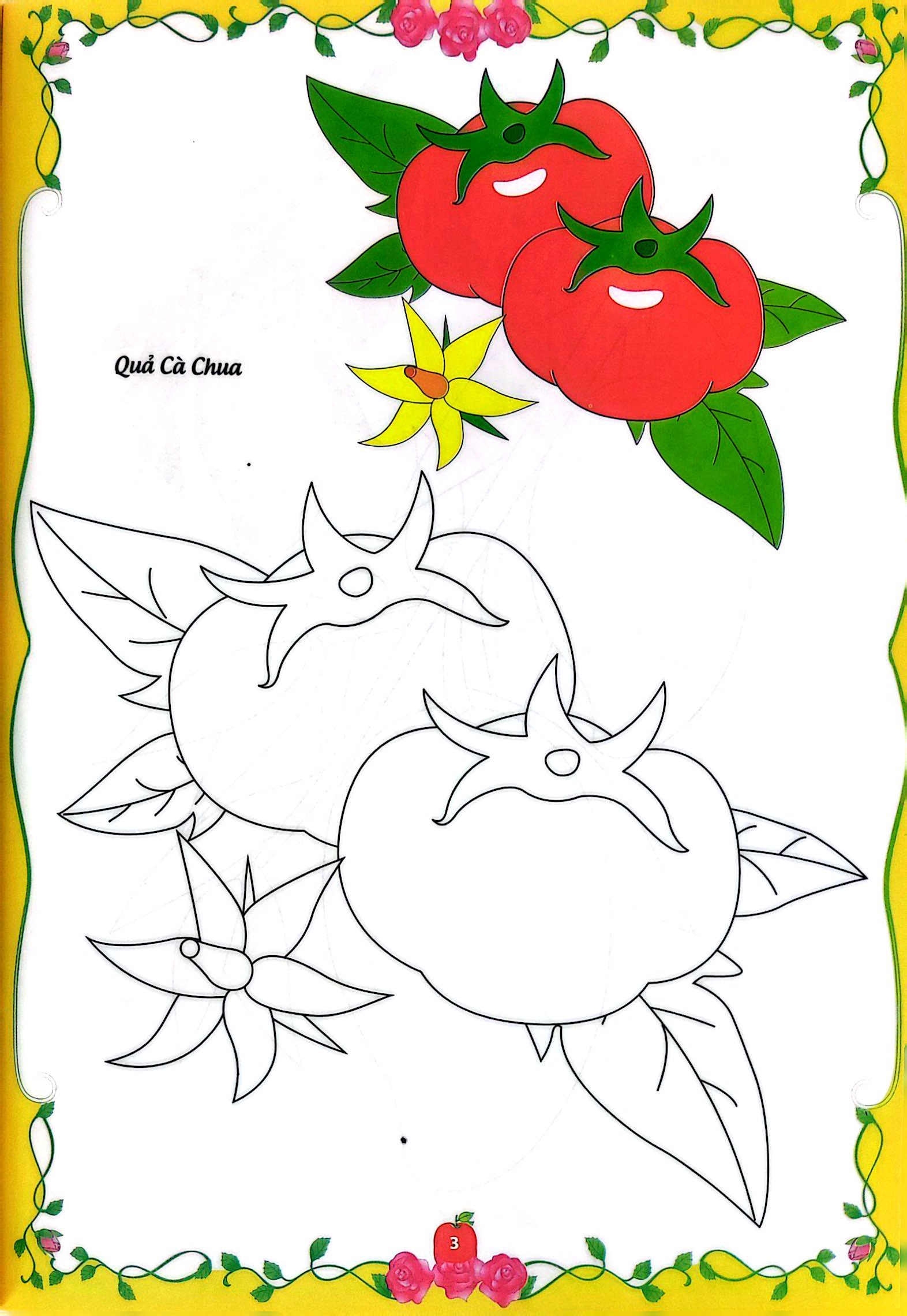 bé tập tô màu - củ, quả (tái bản 2023) - Ảnh 6