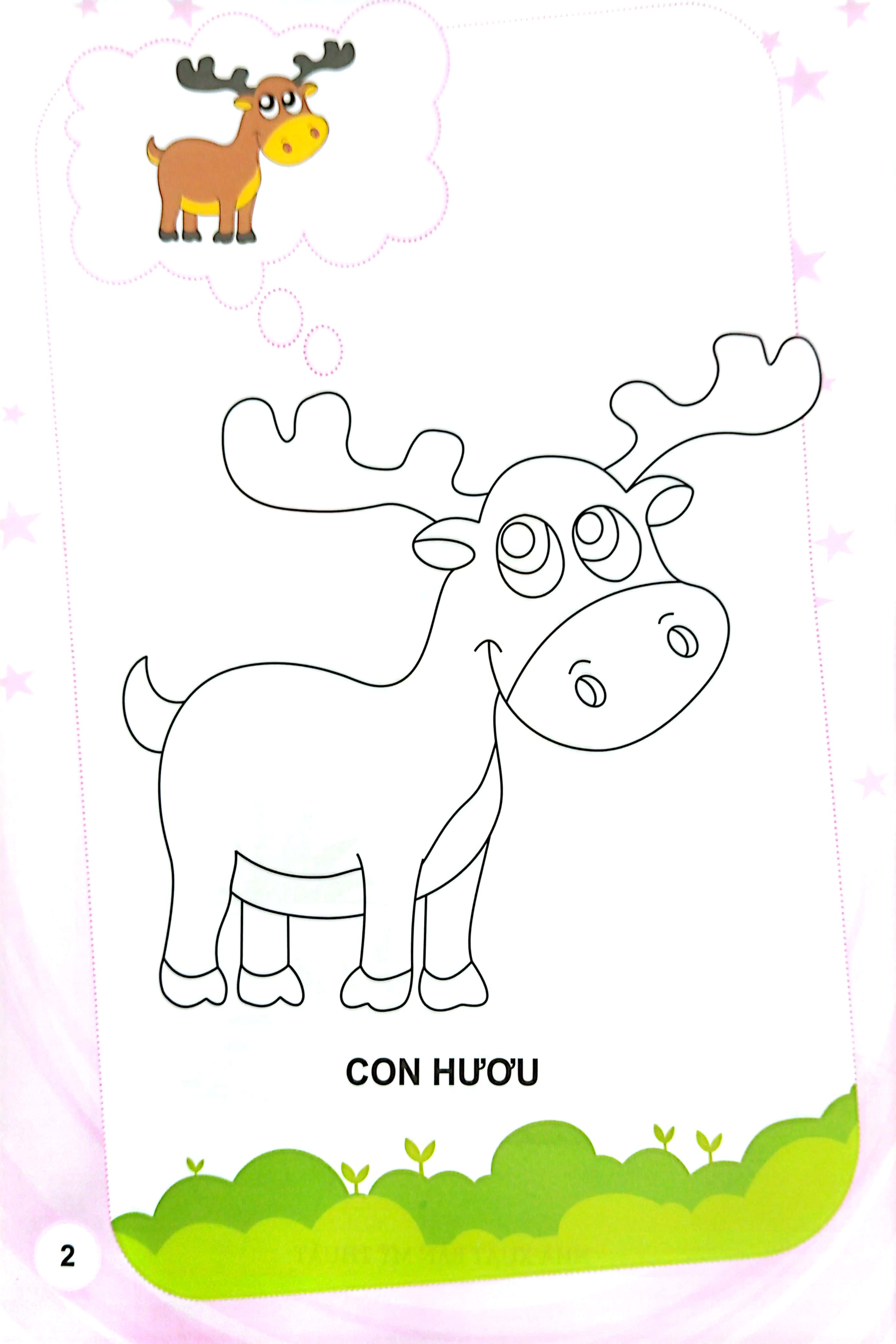 bé tập tô màu - động vật (2022) - Ảnh 3