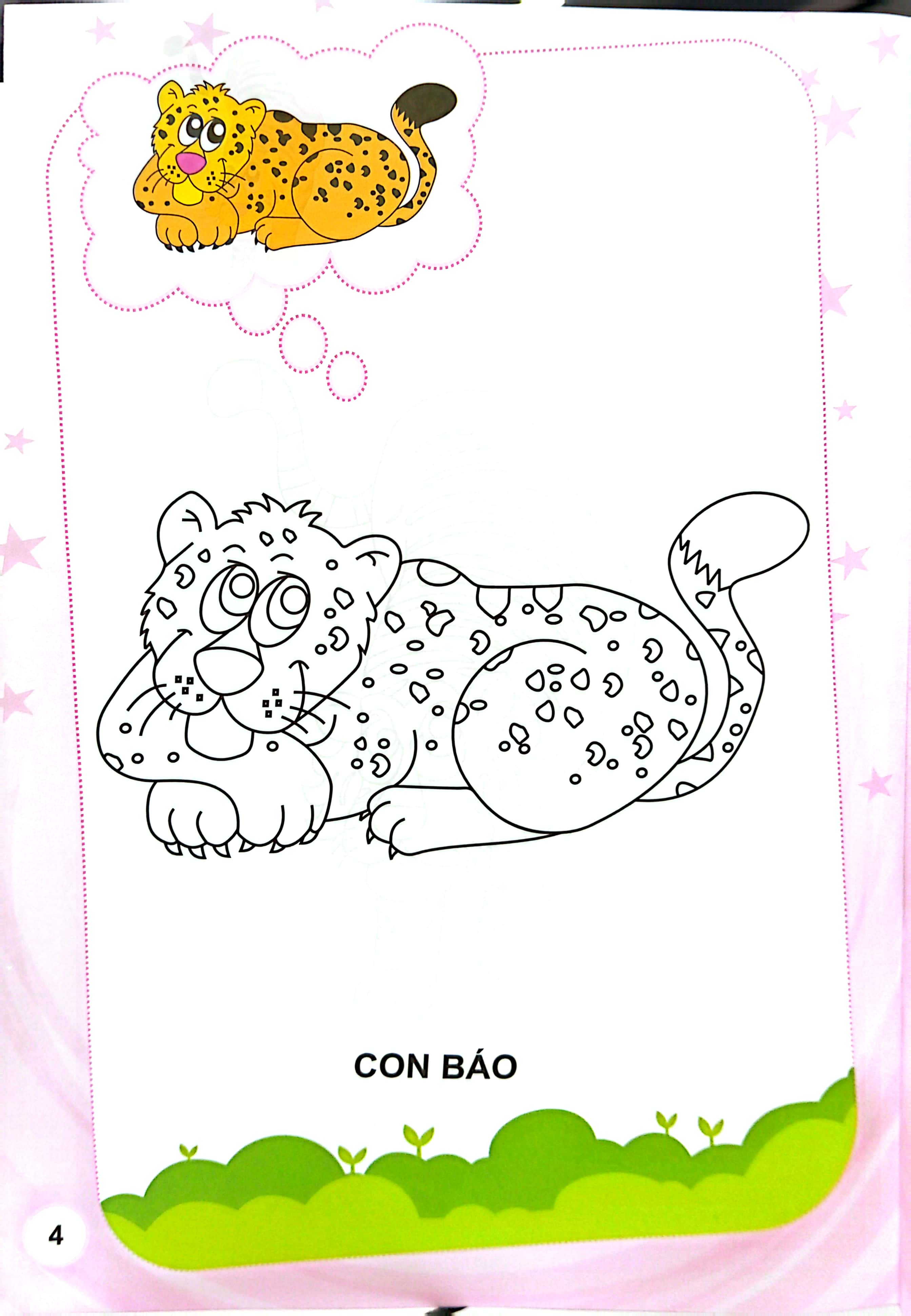 bé tập tô màu - động vật (2022) - Ảnh 5