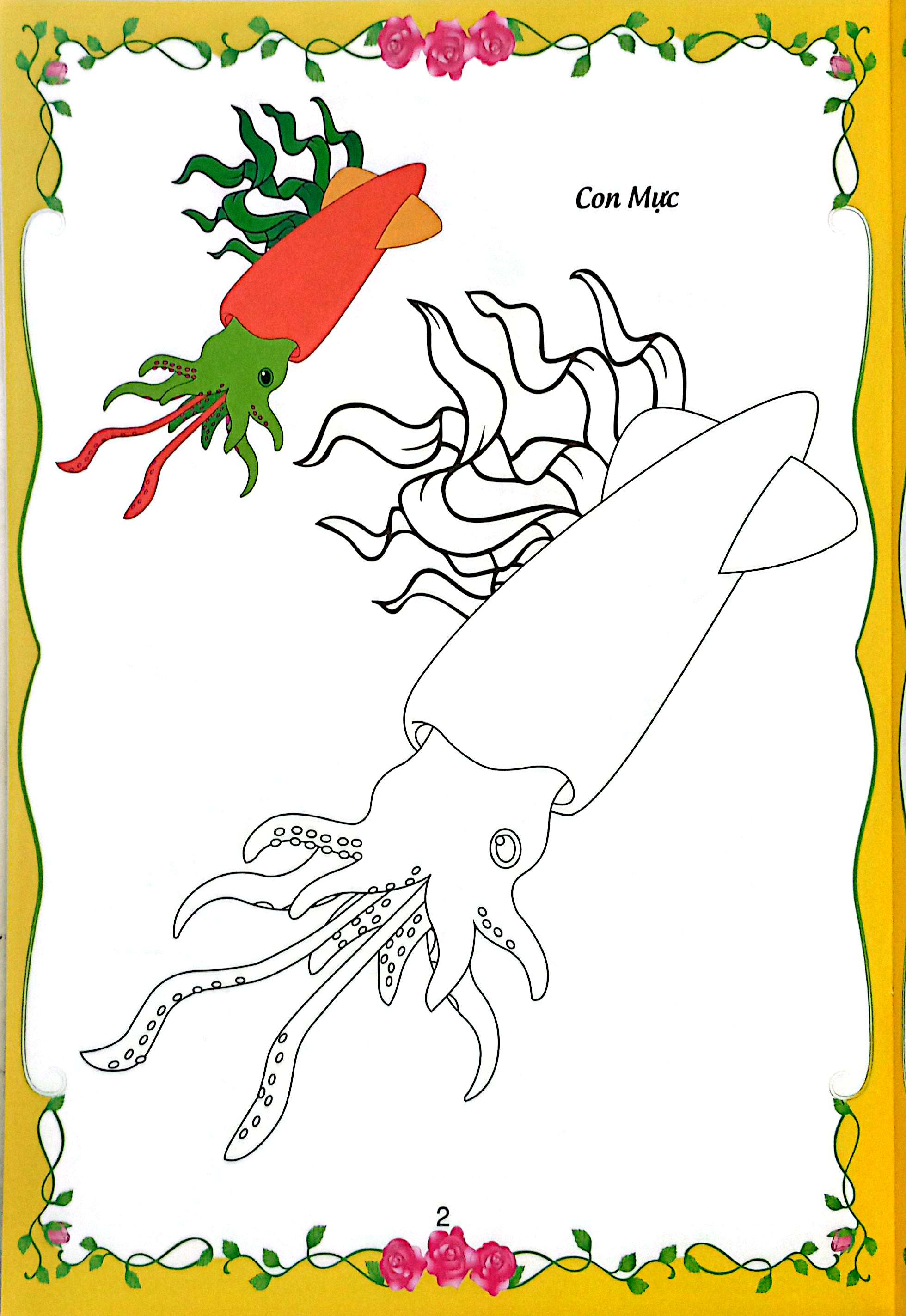 Bé Tập Tô Màu - Động Vật Dưới Nước - Ảnh 4