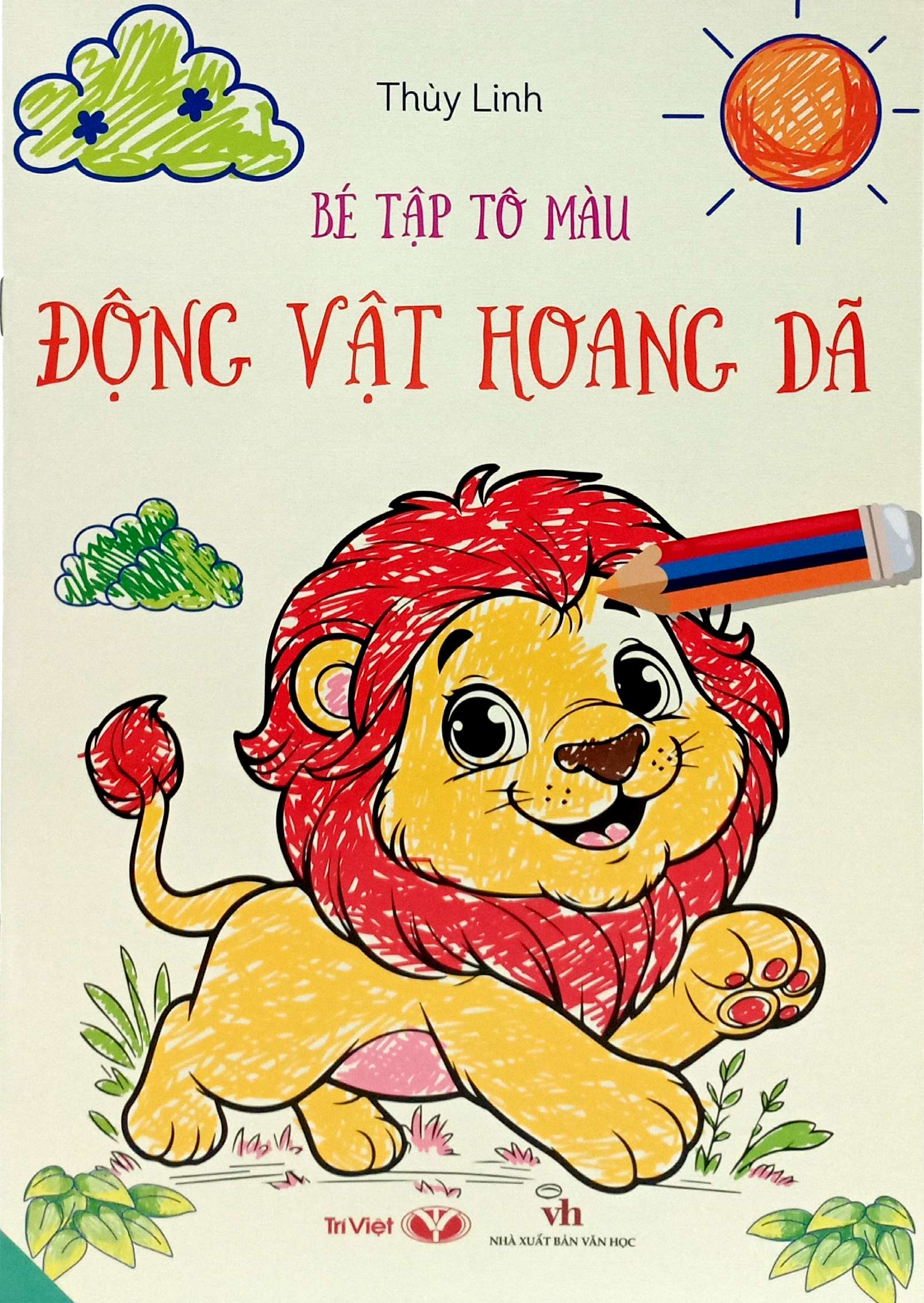 bé tập tô màu - động vật hoang dã - Ảnh 2