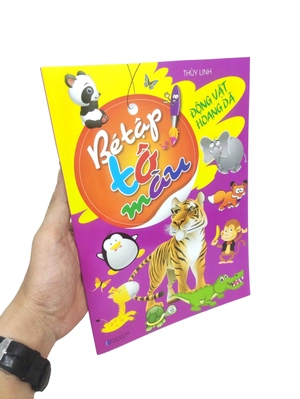 bé tập tô màu - động vật hoang dã (tái bản 2023) - Ảnh 12