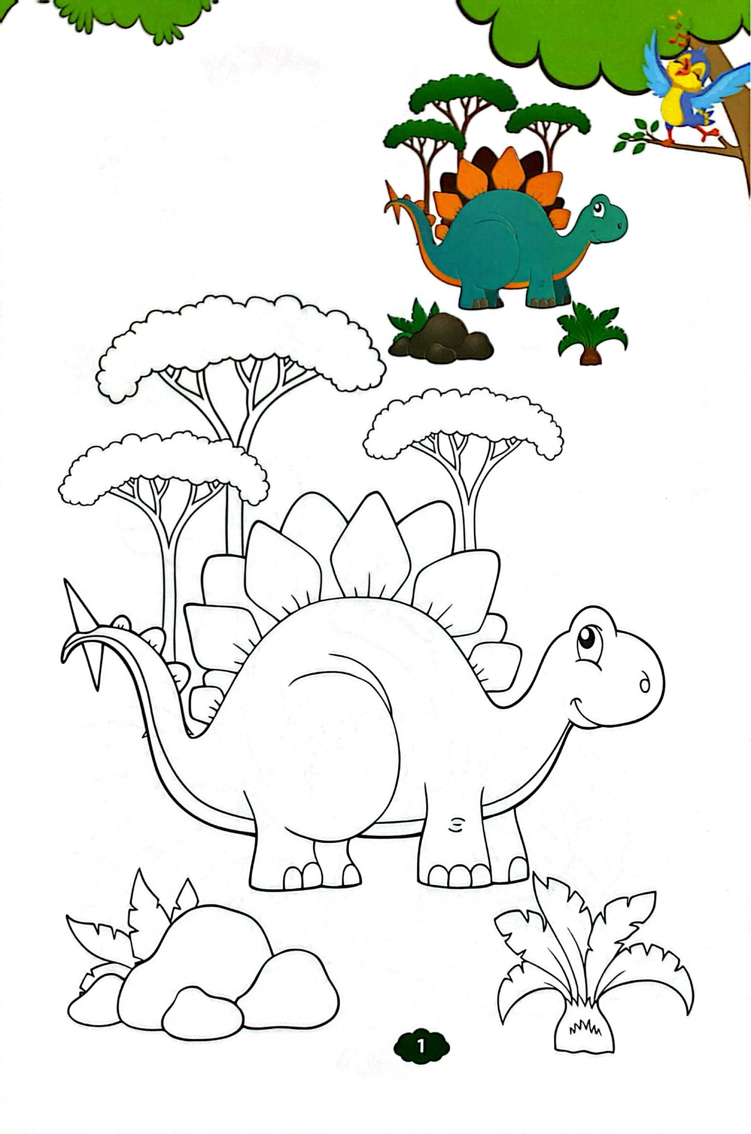 Bé Tập Tô Màu - Khủng Long - Ảnh 3