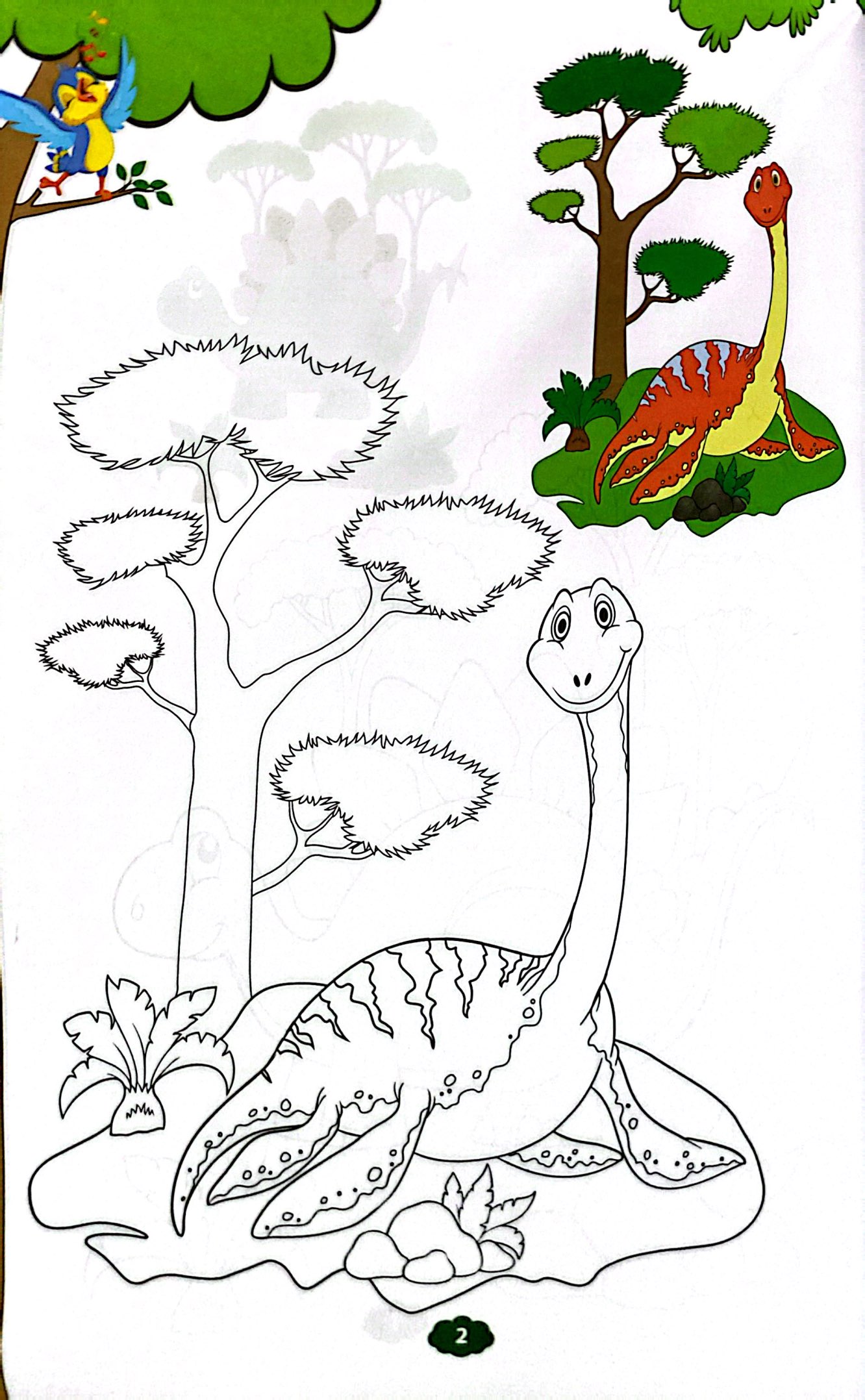 Bé Tập Tô Màu - Khủng Long - Ảnh 4