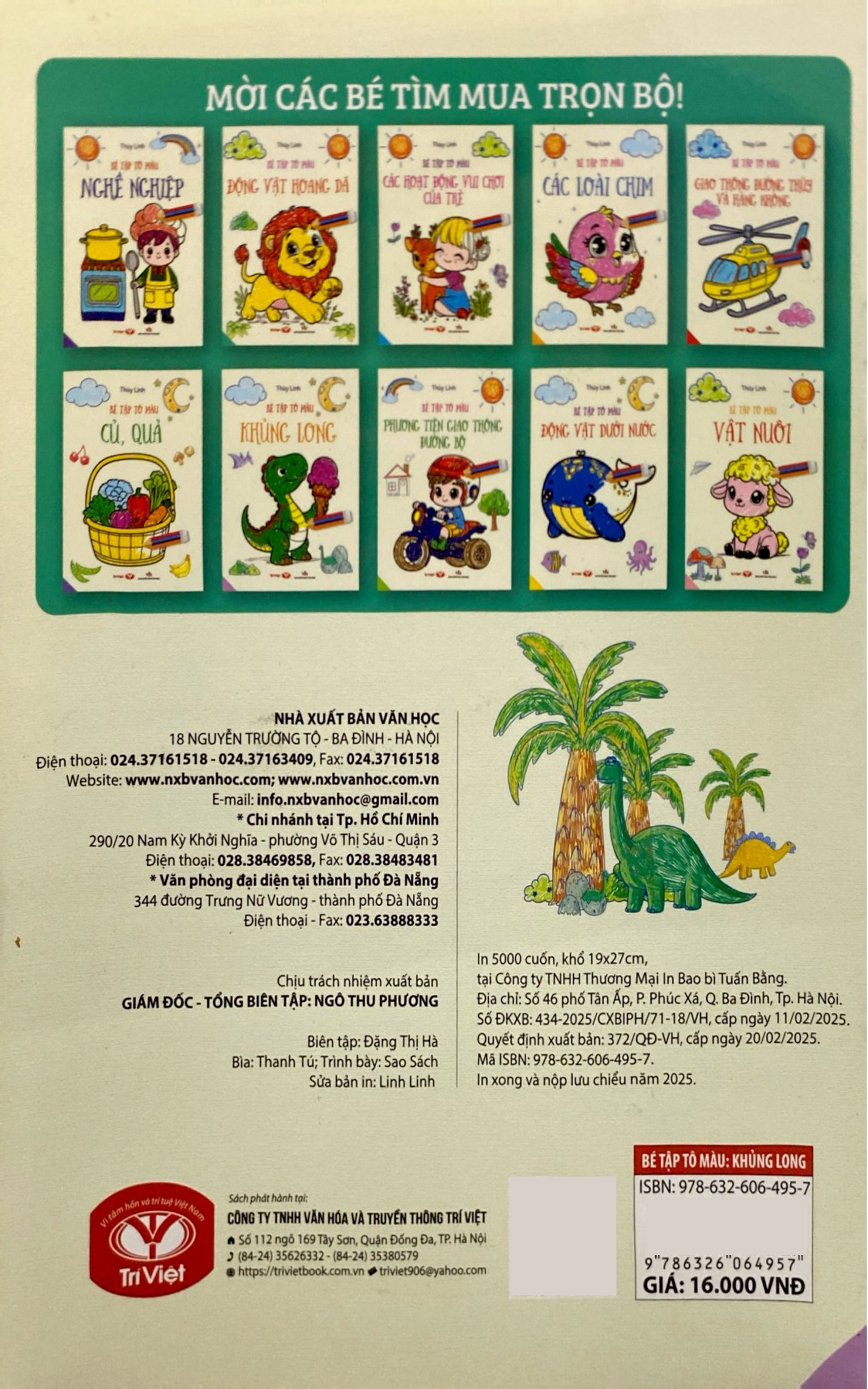 Bé Tập Tô Màu - Khủng Long - Ảnh 7