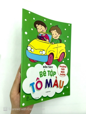 bé tập tô màu - phương tiện giao thông (tái bản 2019) - Ảnh 8