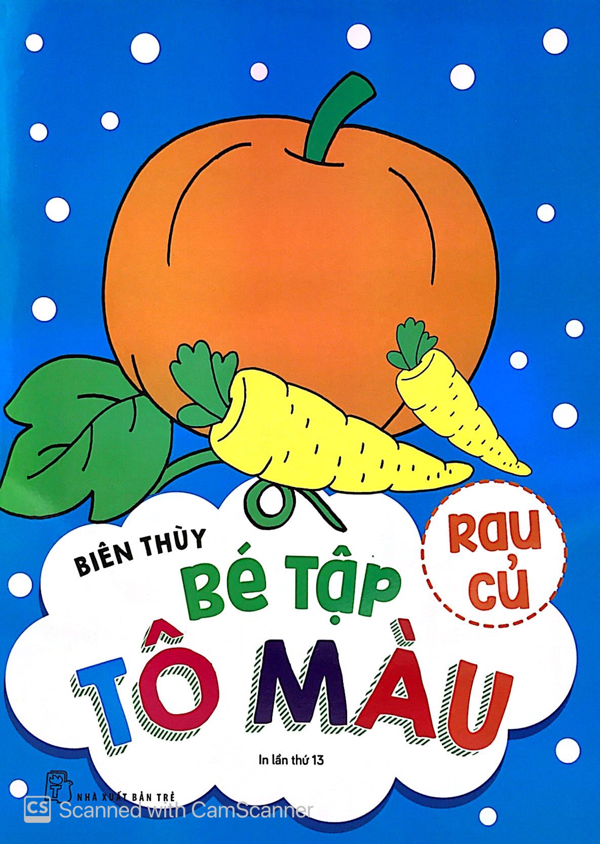 bé tập tô màu - rau củ (tái bản 2019) - Ảnh 2