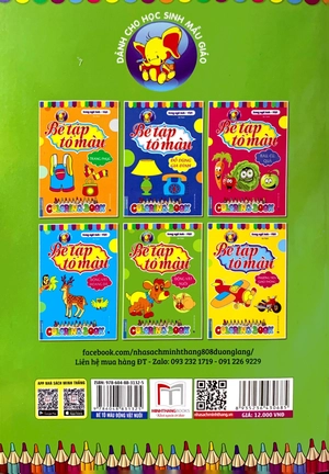 bé tập tô màu - song ngữ anh-việt - động vật nuôi - Ảnh 7