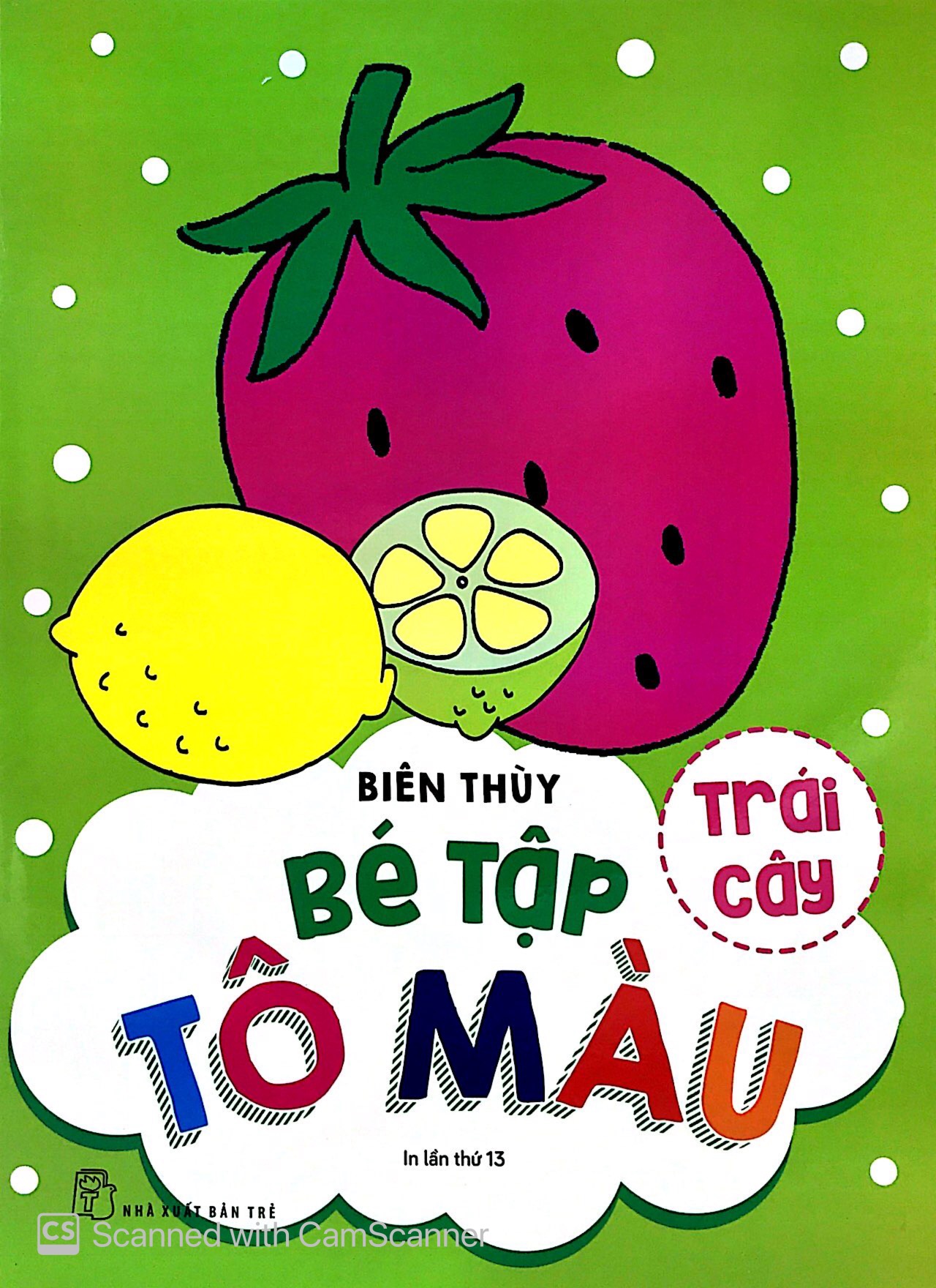 bé tập tô màu - trái cây (tái bản 2019) - Ảnh 2