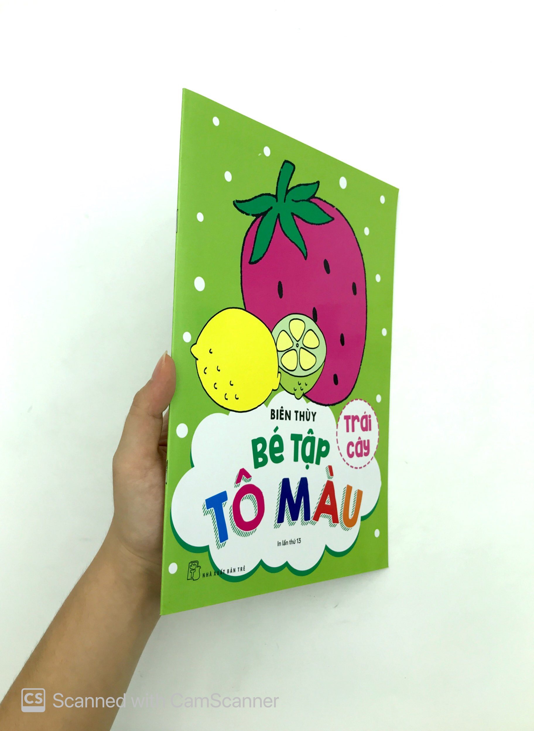 bé tập tô màu - trái cây (tái bản 2019) - Ảnh 7