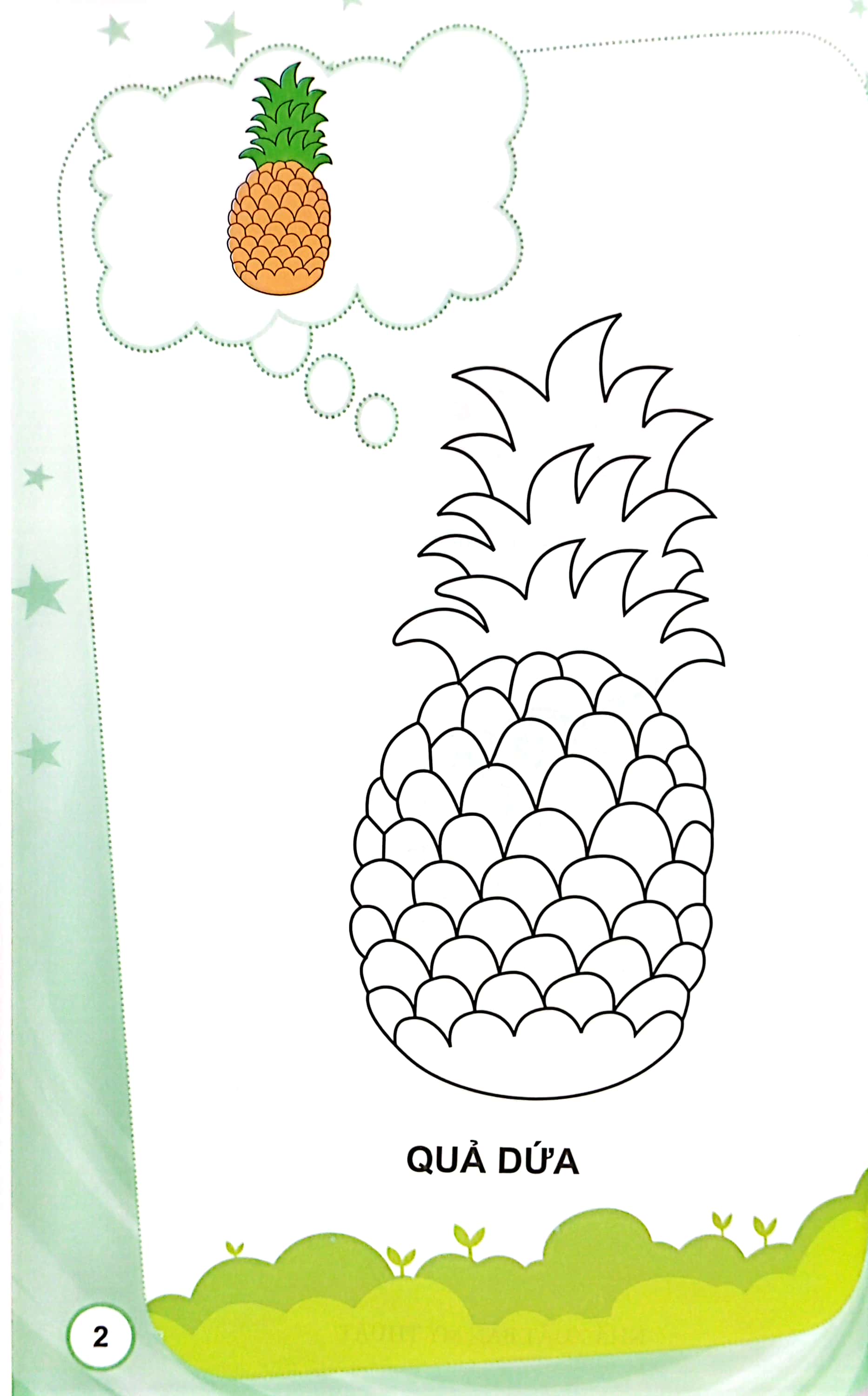 bé tập tô màu - trái cây (tái bản) - Ảnh 3