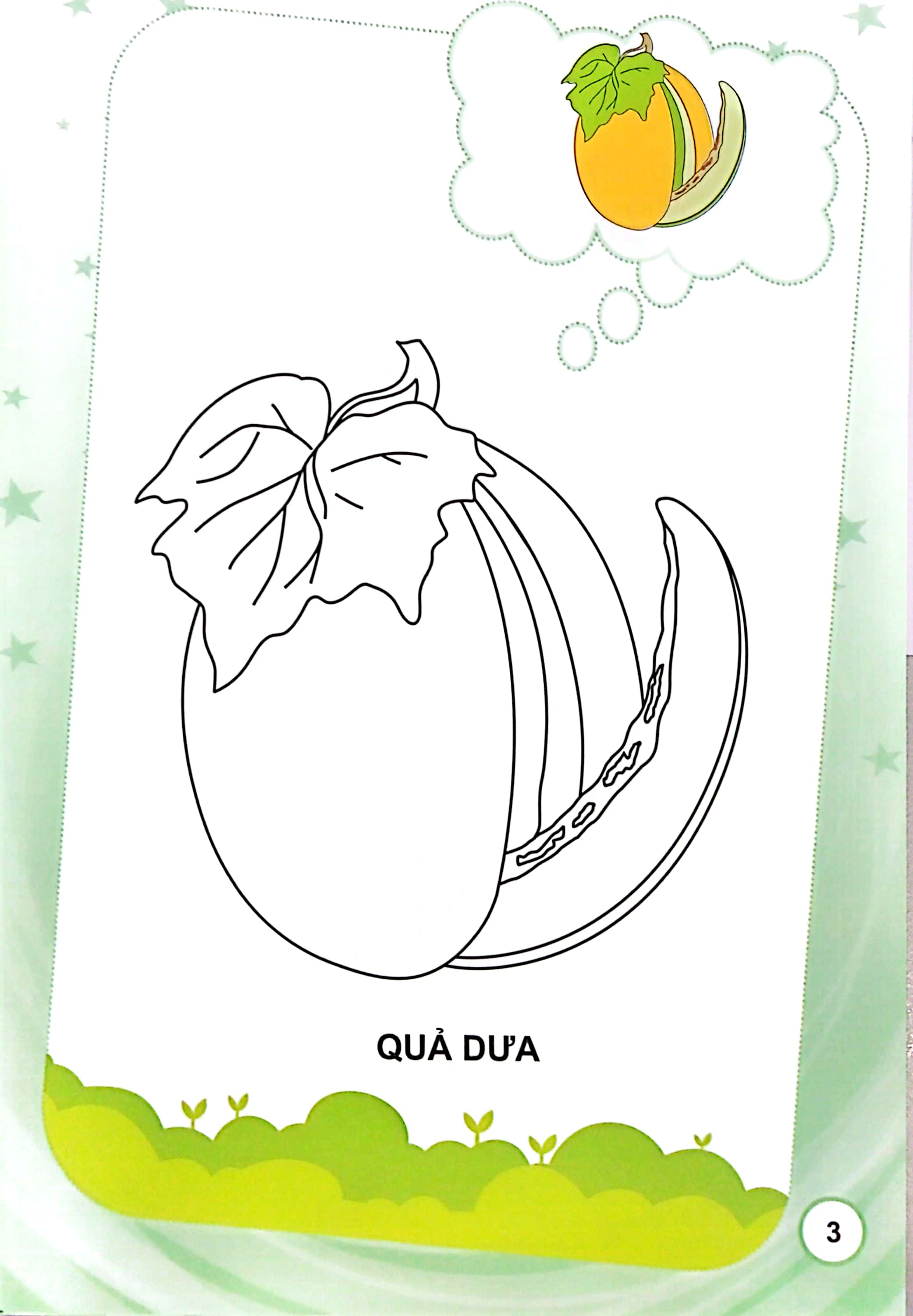 bé tập tô màu - trái cây (tái bản) - Ảnh 4