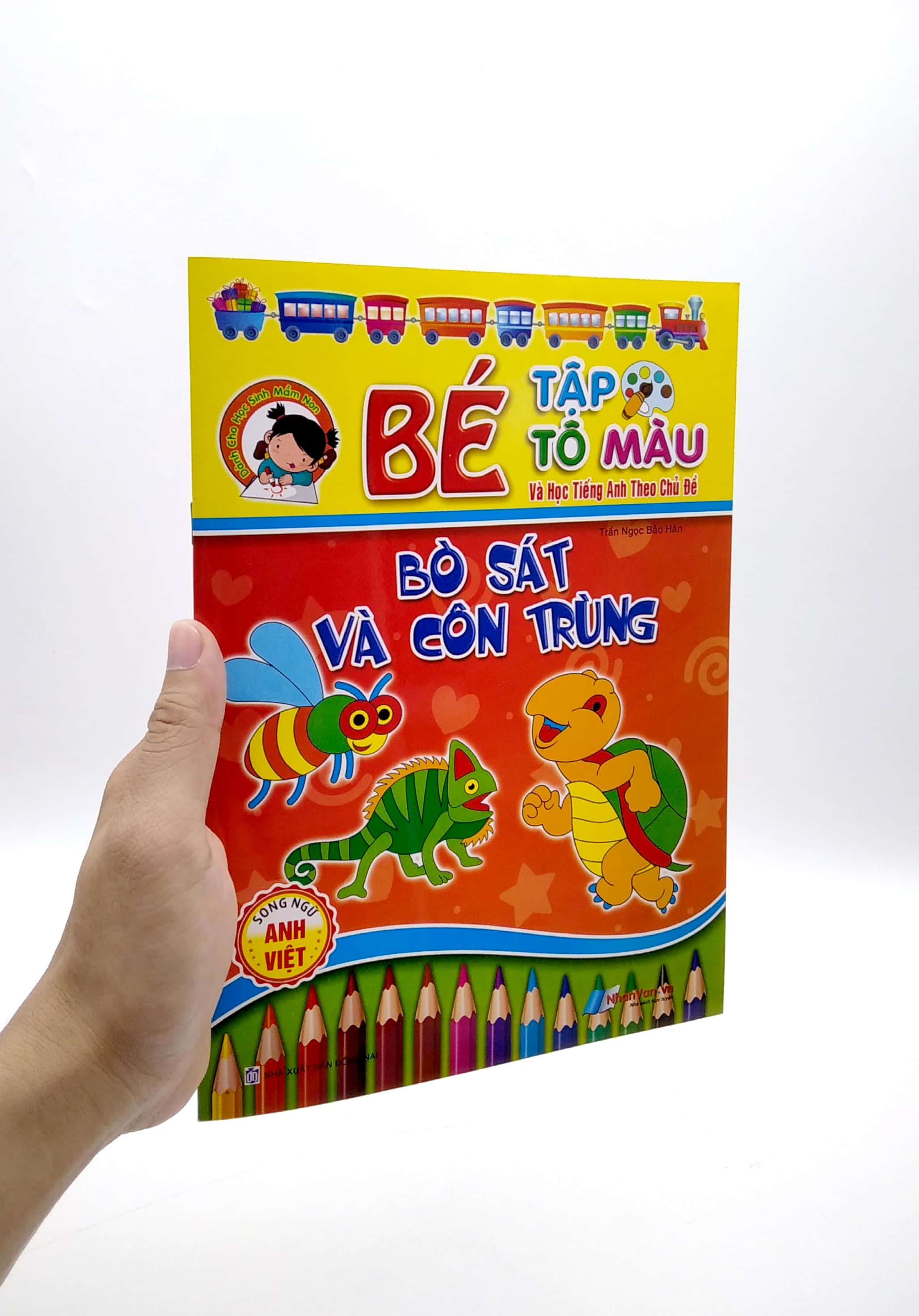 bé tập tô màu và học tiếng anh theo chủ đề - bò sát và côn trùng - Ảnh 2