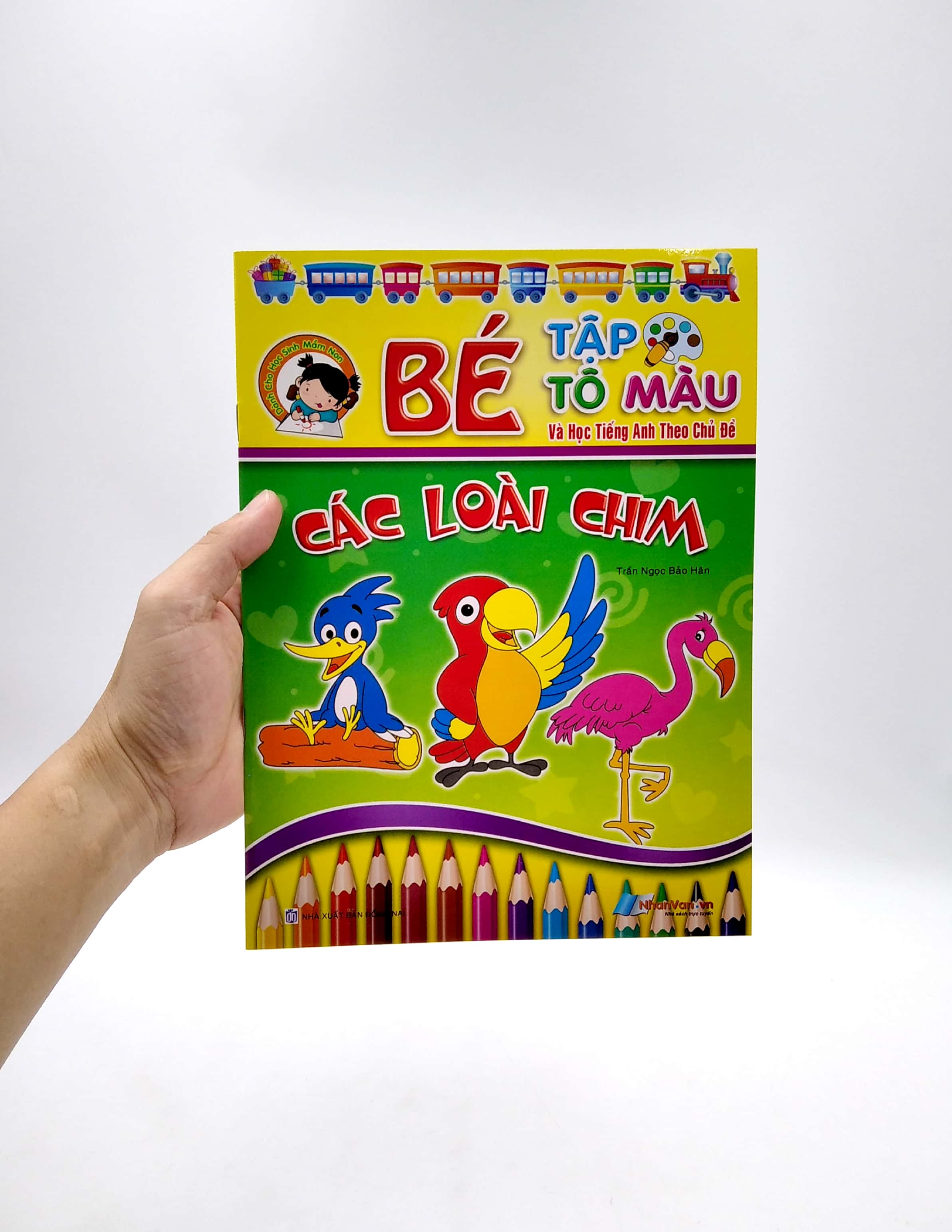 bé tập tô màu và học tiếng anh theo chủ đề - các loại chim - Ảnh 2