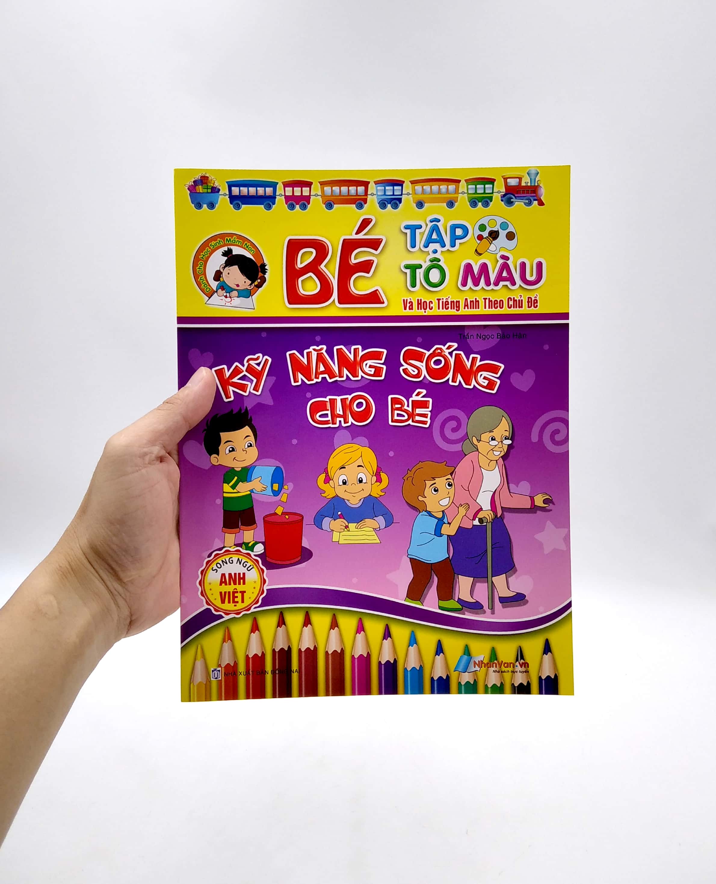 bé tập tô màu và học tiếng anh theo chủ đề - kỹ năng sống cho bé - Ảnh 2