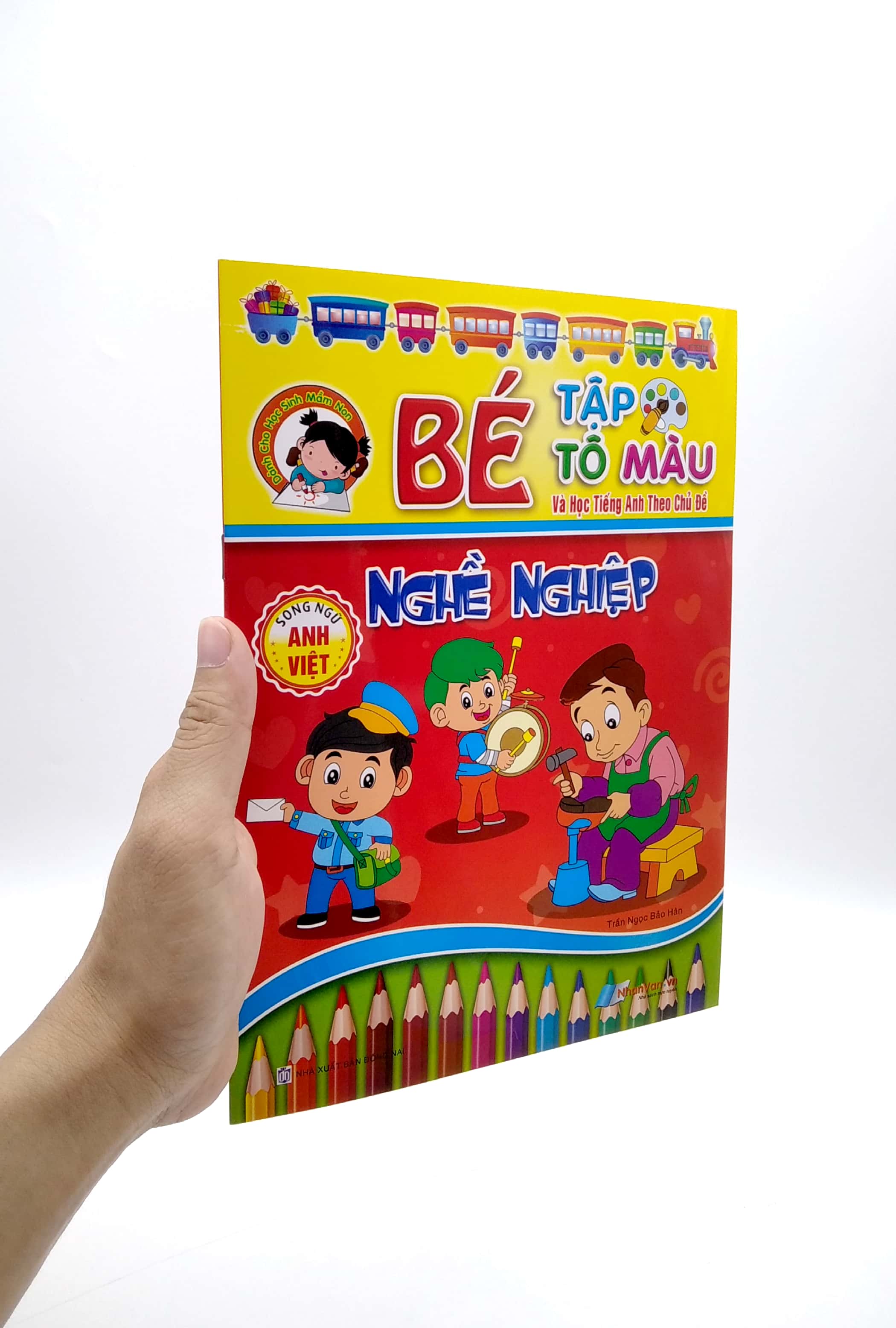 bé tập tô màu và học tiếng anh theo chủ đề - nghề nghiệp - Ảnh 2