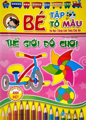 bé tập tô màu và học tiếng anh theo chủ đề - thế giới đồ chơi - Ảnh 3