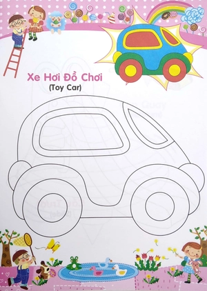 bé tập tô màu và học tiếng anh theo chủ đề - thế giới đồ chơi - Ảnh 6