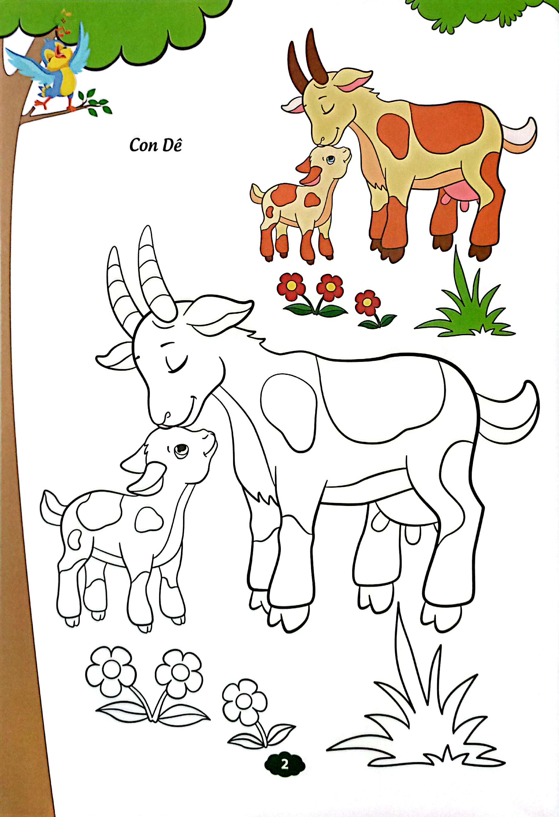 Bé Tập Tô Màu - Vật Nuôi - Ảnh 4