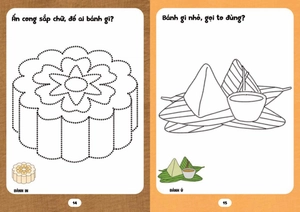 bé tập tô phát triển tư duy - câu đố về các loại bánh - Ảnh 10