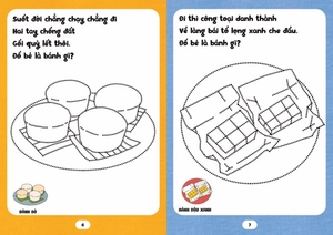 bé tập tô phát triển tư duy - câu đố về các loại bánh - Ảnh 6