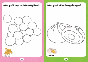 bé tập tô phát triển tư duy - câu đố về các loại bánh - Ảnh 9