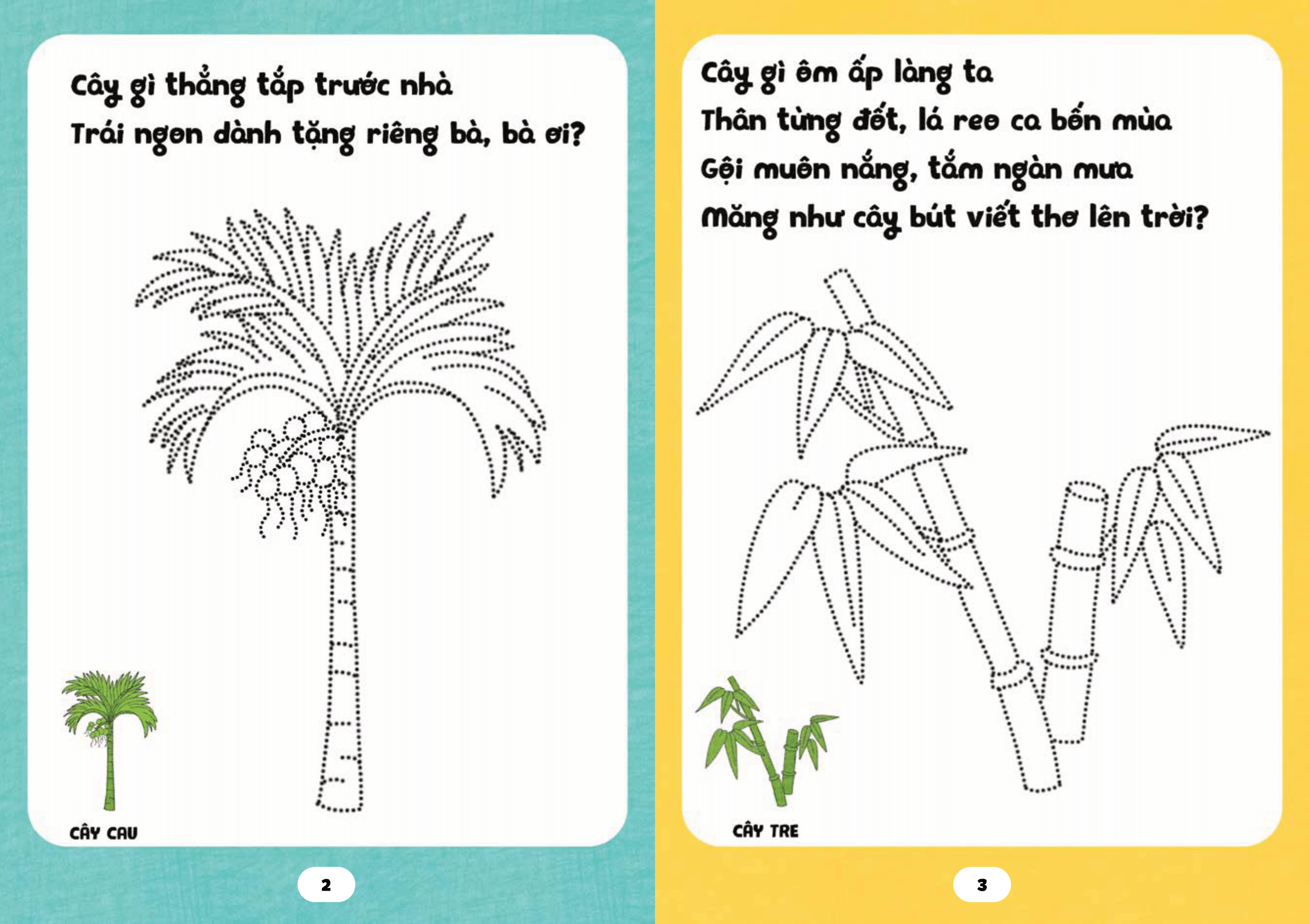 bé tập tô phát triển tư duy - câu đố về các loài cây - Ảnh 4