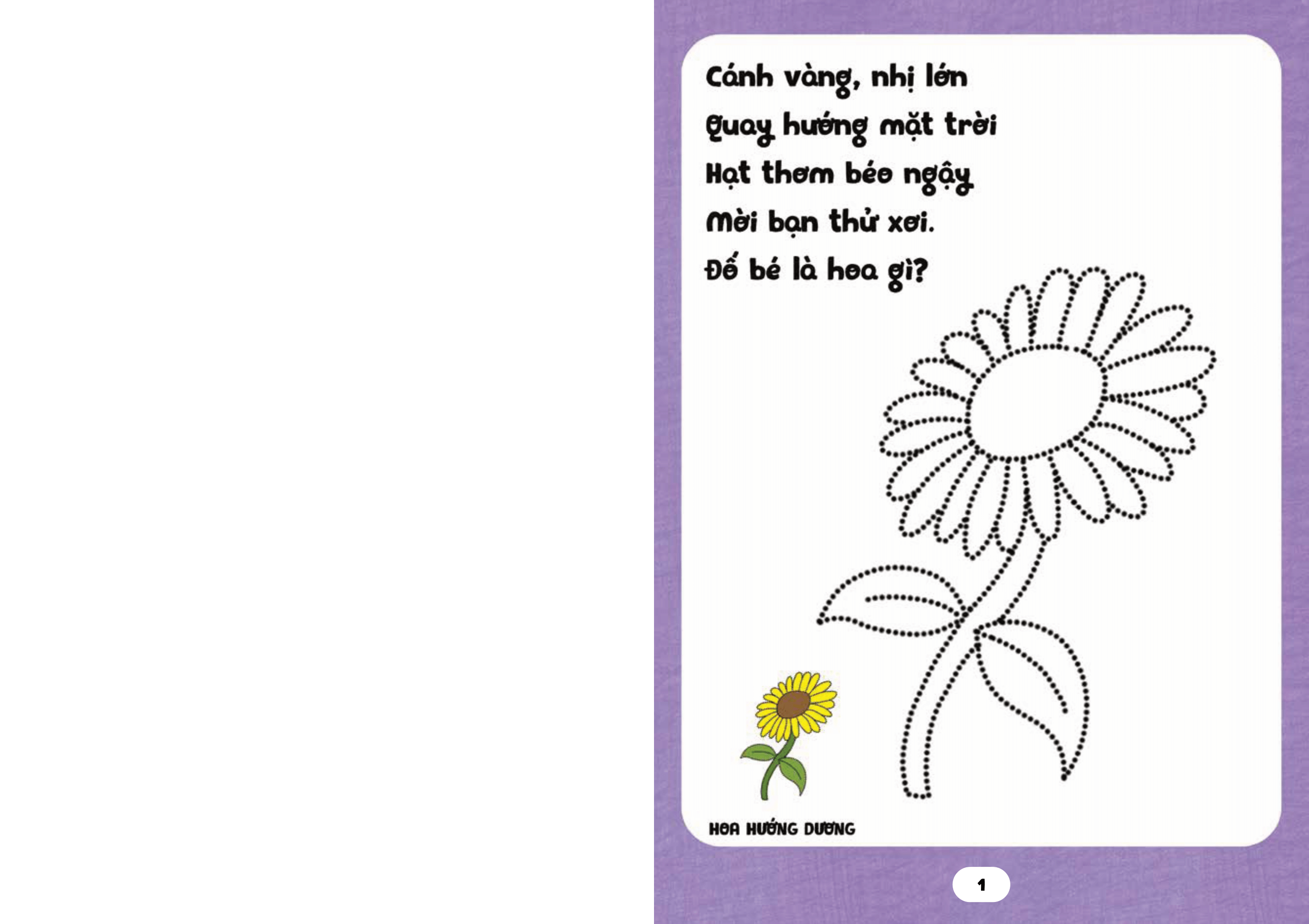 bé tập tô phát triển tư duy - câu đố về các loài hoa - Ảnh 3