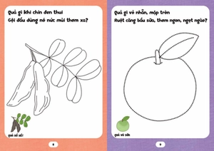 bé tập tô phát triển tư duy - câu đố về các loại quả - Ảnh 7