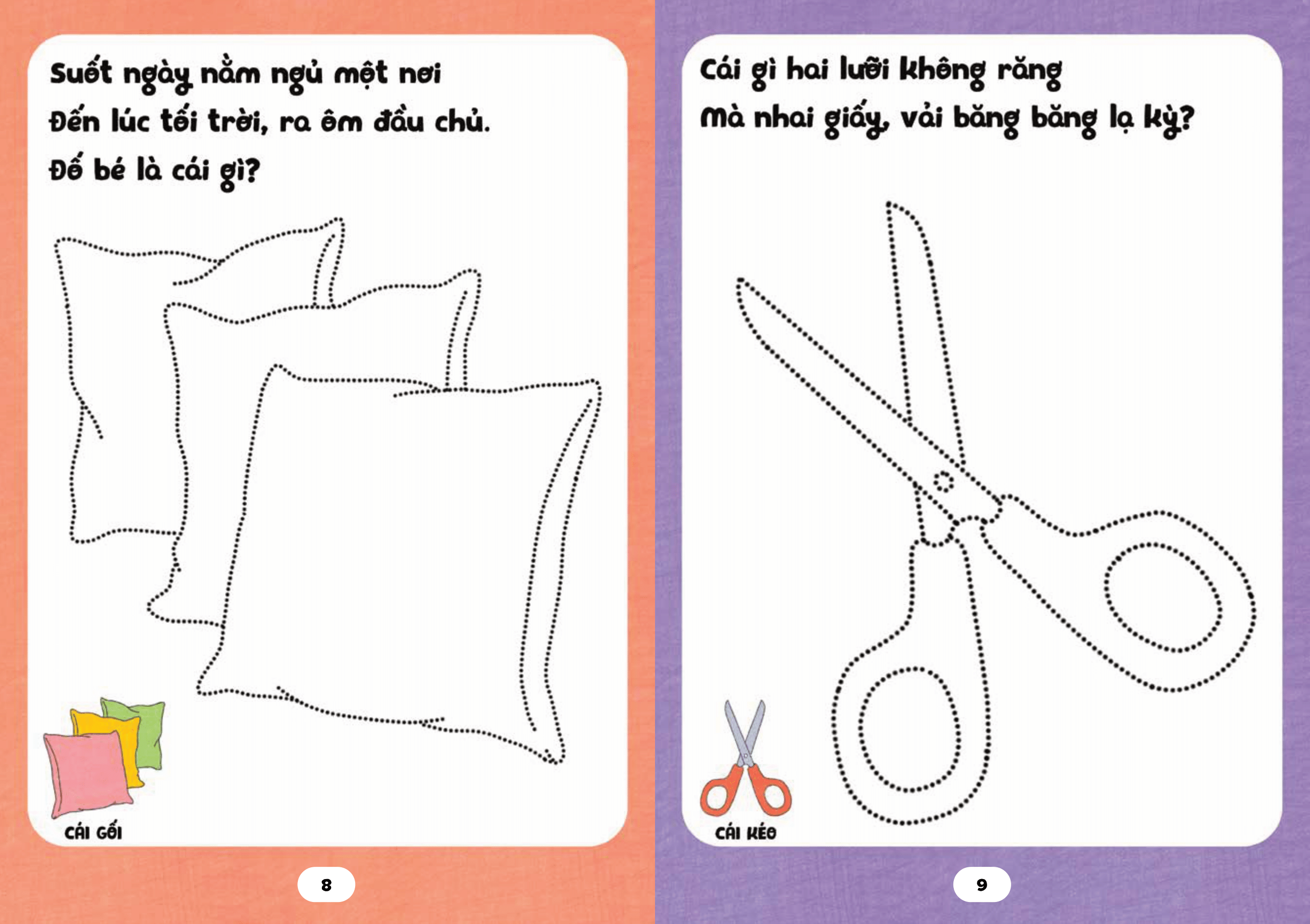 bé tập tô phát triển tư duy - câu đố về đồ vật - Ảnh 7