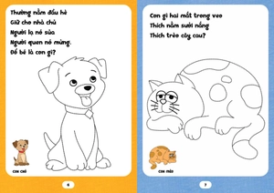 bé tập tô phát triển tư duy - câu đố về động vật trên cạn - Ảnh 5