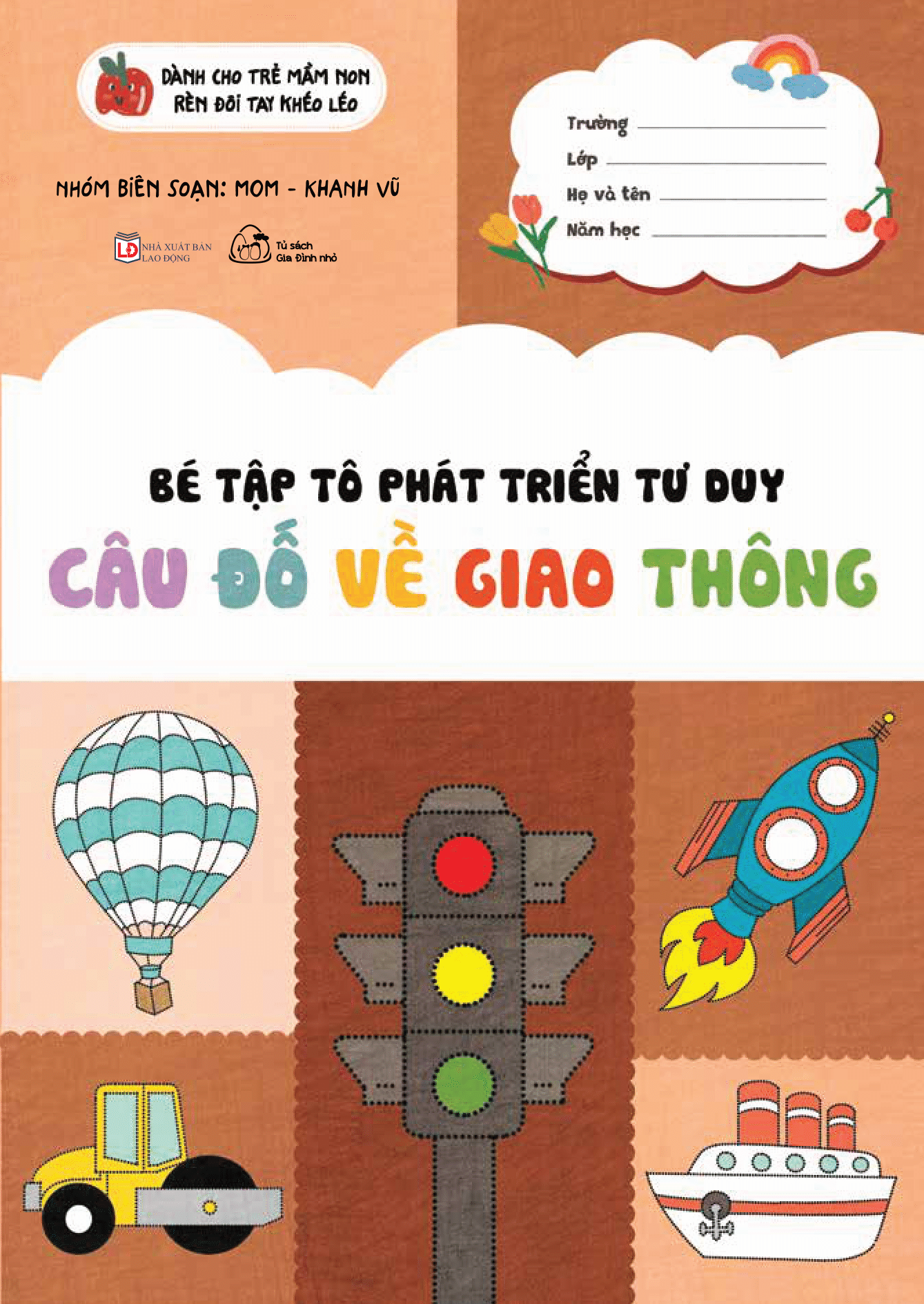 bé tập tô phát triển tư duy - câu đố về giao thông - Ảnh 2