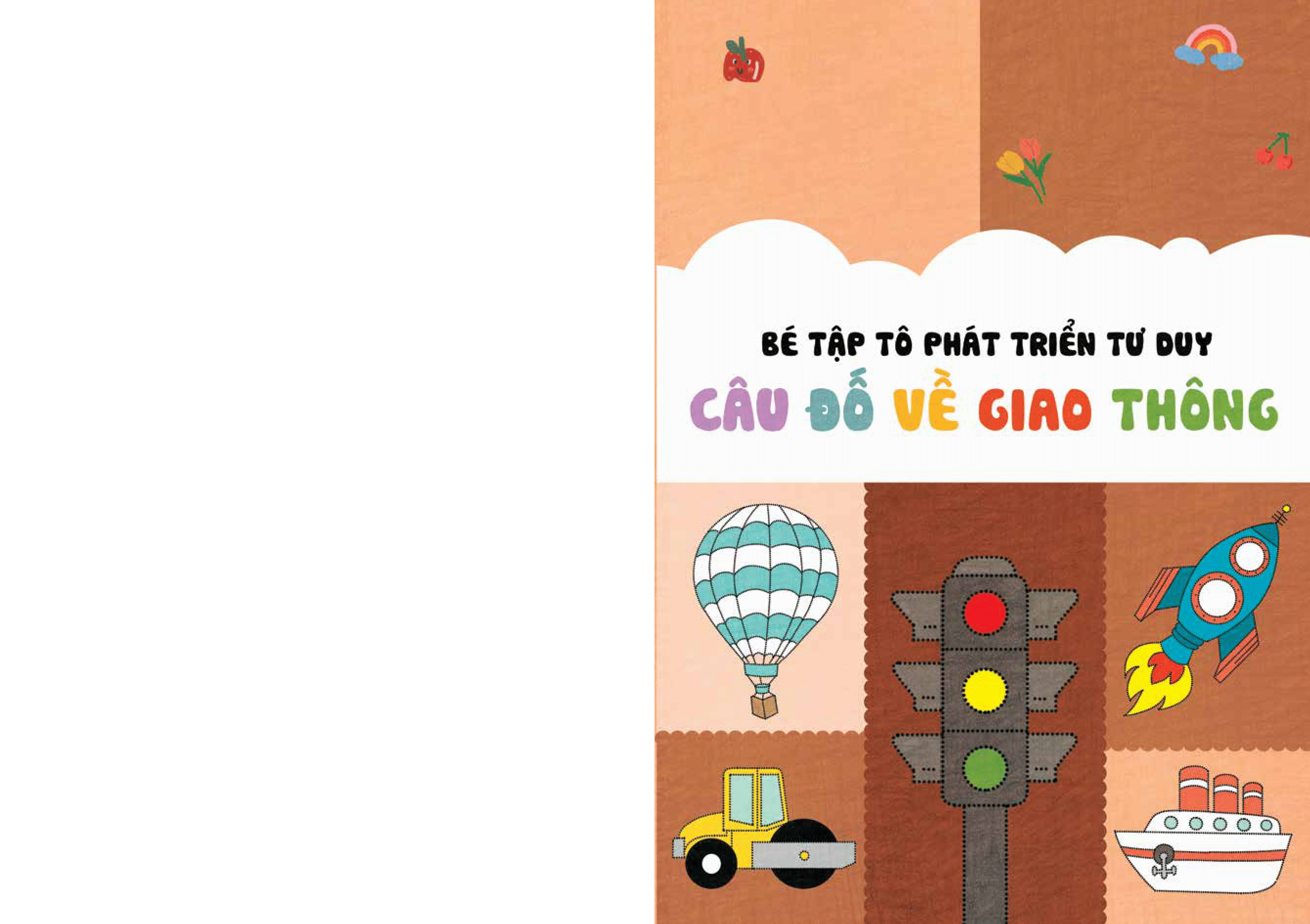 bé tập tô phát triển tư duy - câu đố về giao thông - Ảnh 3