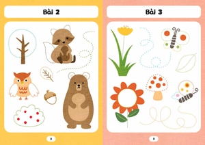 bé tập tô phát triển tư duy - tập tô và nối nét - Ảnh 3