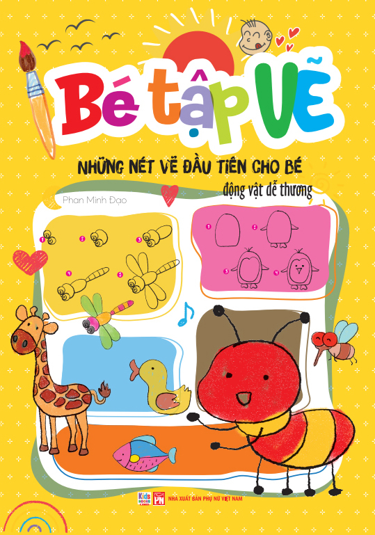 Be Tap Ve - Nhung Net Ve Dau Tien Cho Be - Dong Vat De Thuong - Ảnh 2