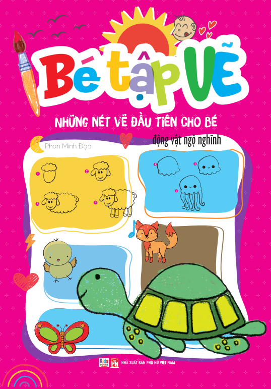 Be Tap Ve - Nhung Net Ve Dau Tien Cho Be - Dong Vat Ngo Nghinh - Ảnh 2