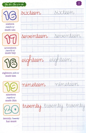 bé tập viết chữ đẹp tiếng anh 2 (khổ nhỏ) - Ảnh 4