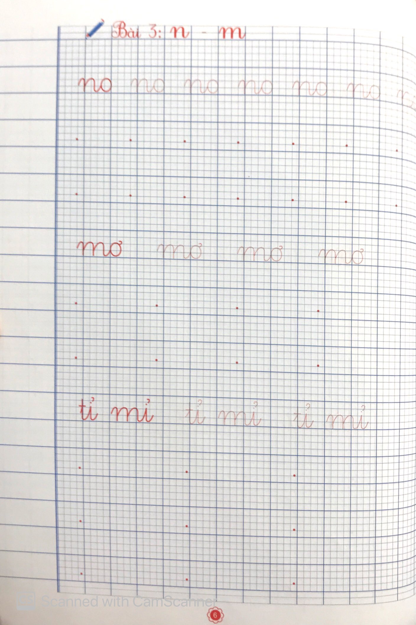 bé tập viết chữ ghép - Ảnh 6