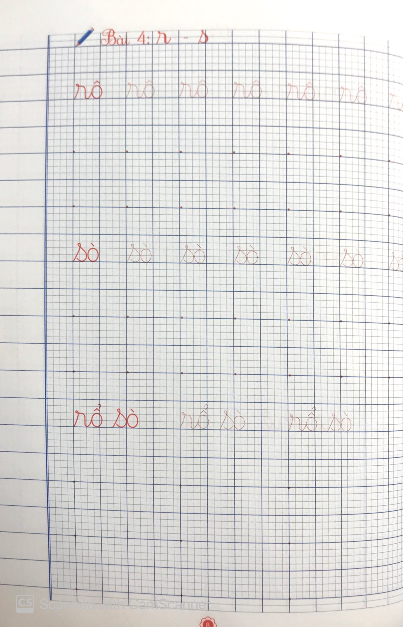 bé tập viết chữ ghép - Ảnh 8