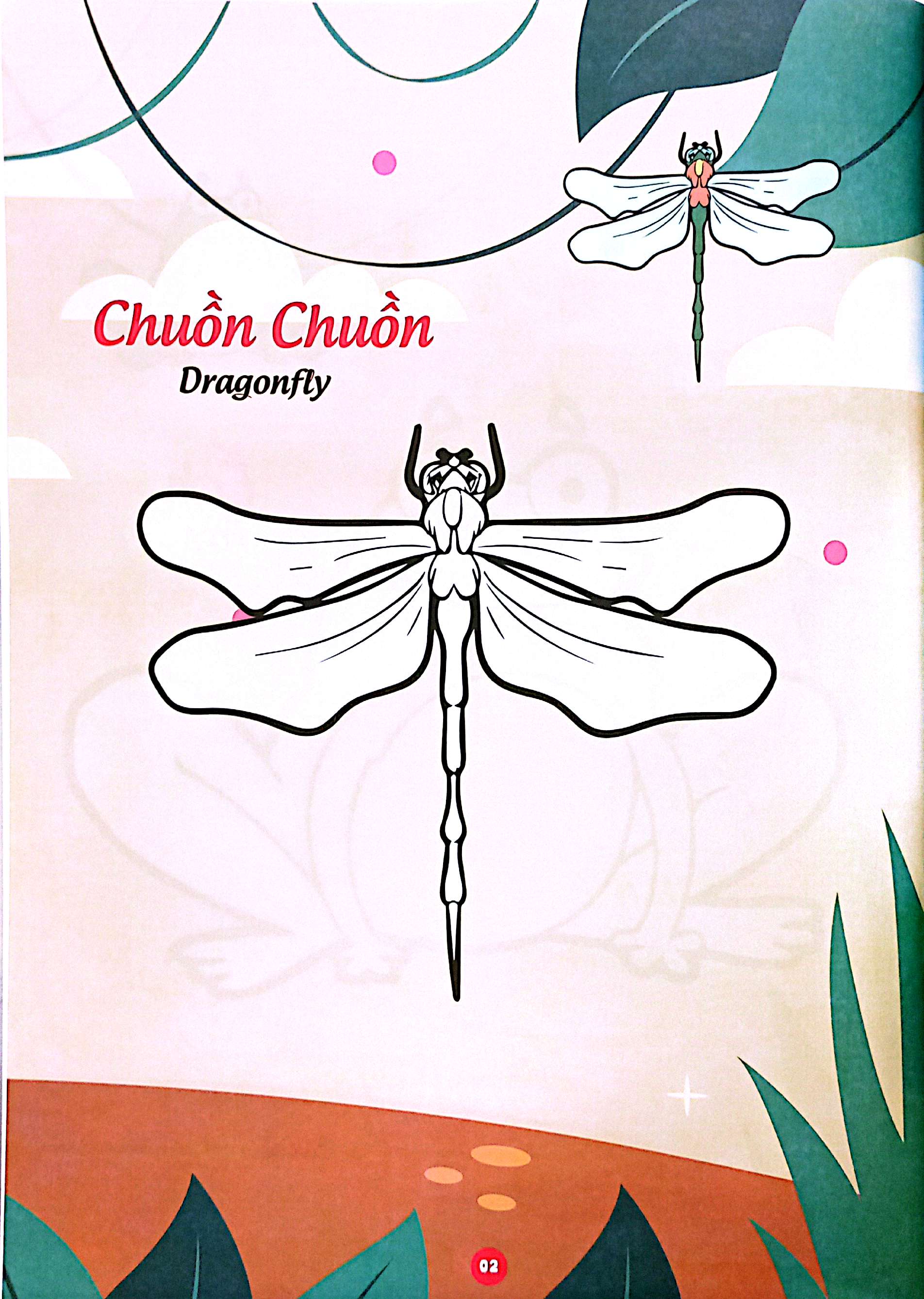 bé thỏa sức sáng tạo phát triển iq-eq-cq - bé tô màu và học tiếng anh theo chủ đề - bò sát và côn trùng - Ảnh 4