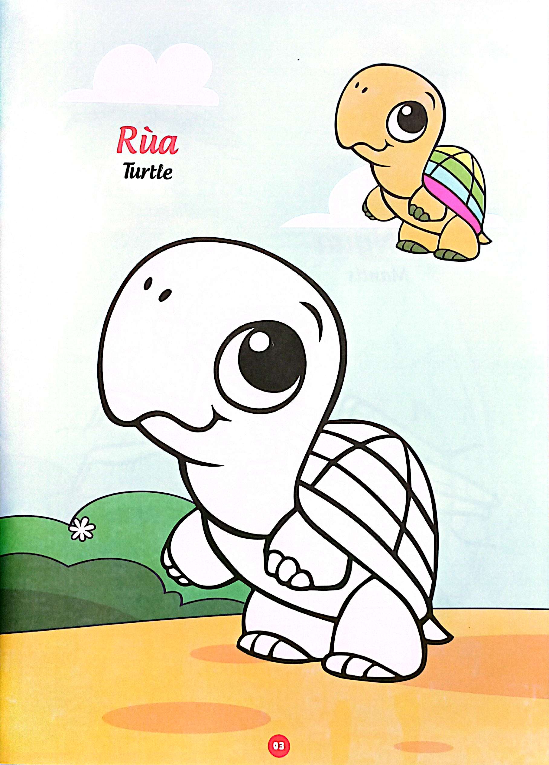 bé thỏa sức sáng tạo phát triển iq-eq-cq - bé tô màu và học tiếng anh theo chủ đề - bò sát và côn trùng - Ảnh 5