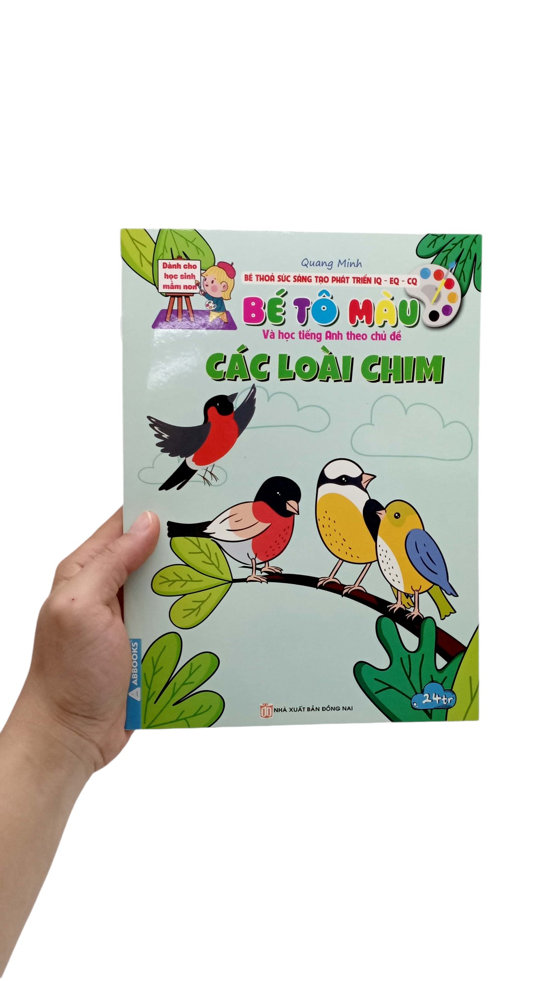 bé thỏa sức sáng tạo phát triển iq-eq-cq -bé tô màu và học tiếng anh theo chủ đề - các loại chim - Ảnh 7